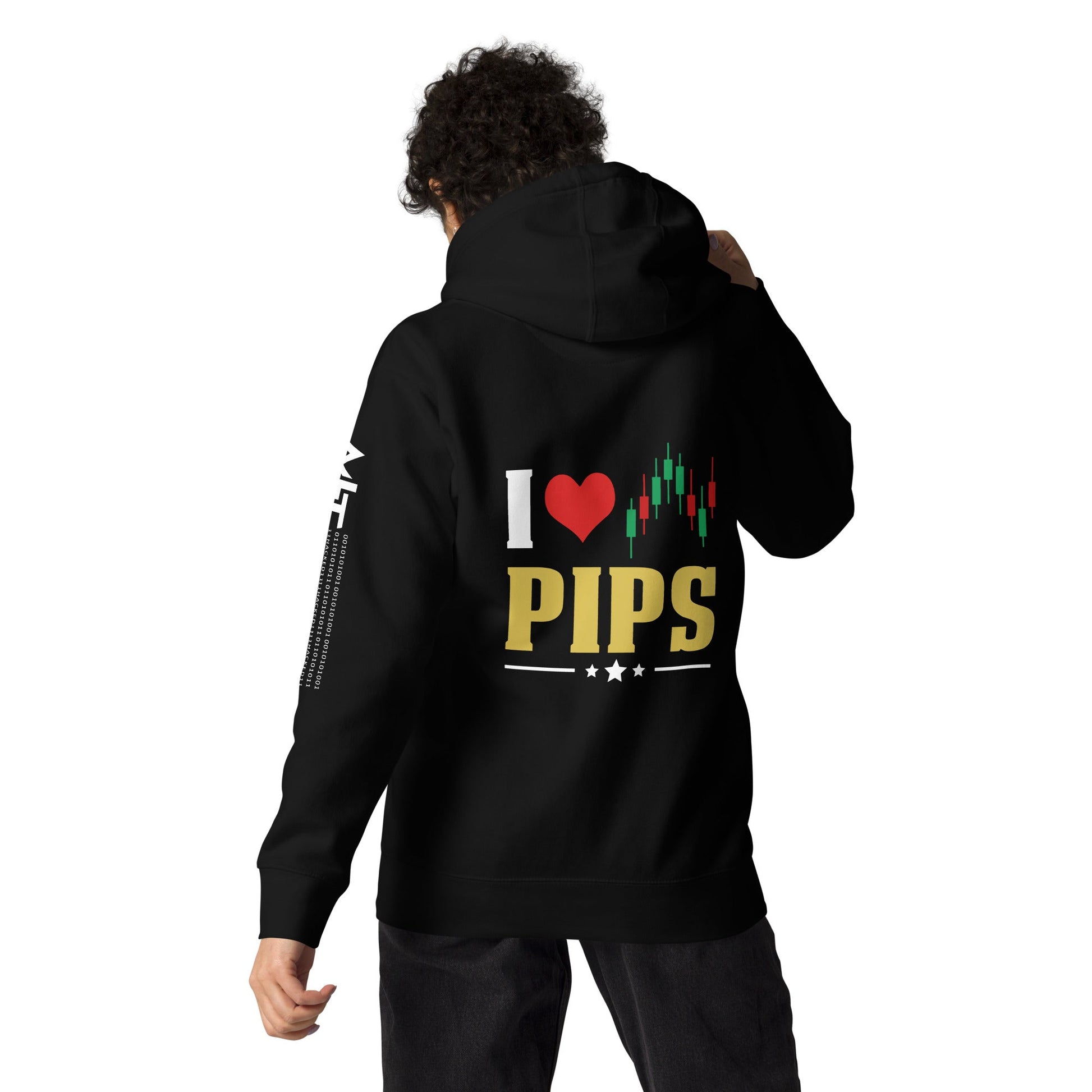 I Love Pips ( MAHFUZ ) - Unisex Hoodie ( Back Print ) by DarkByteGear