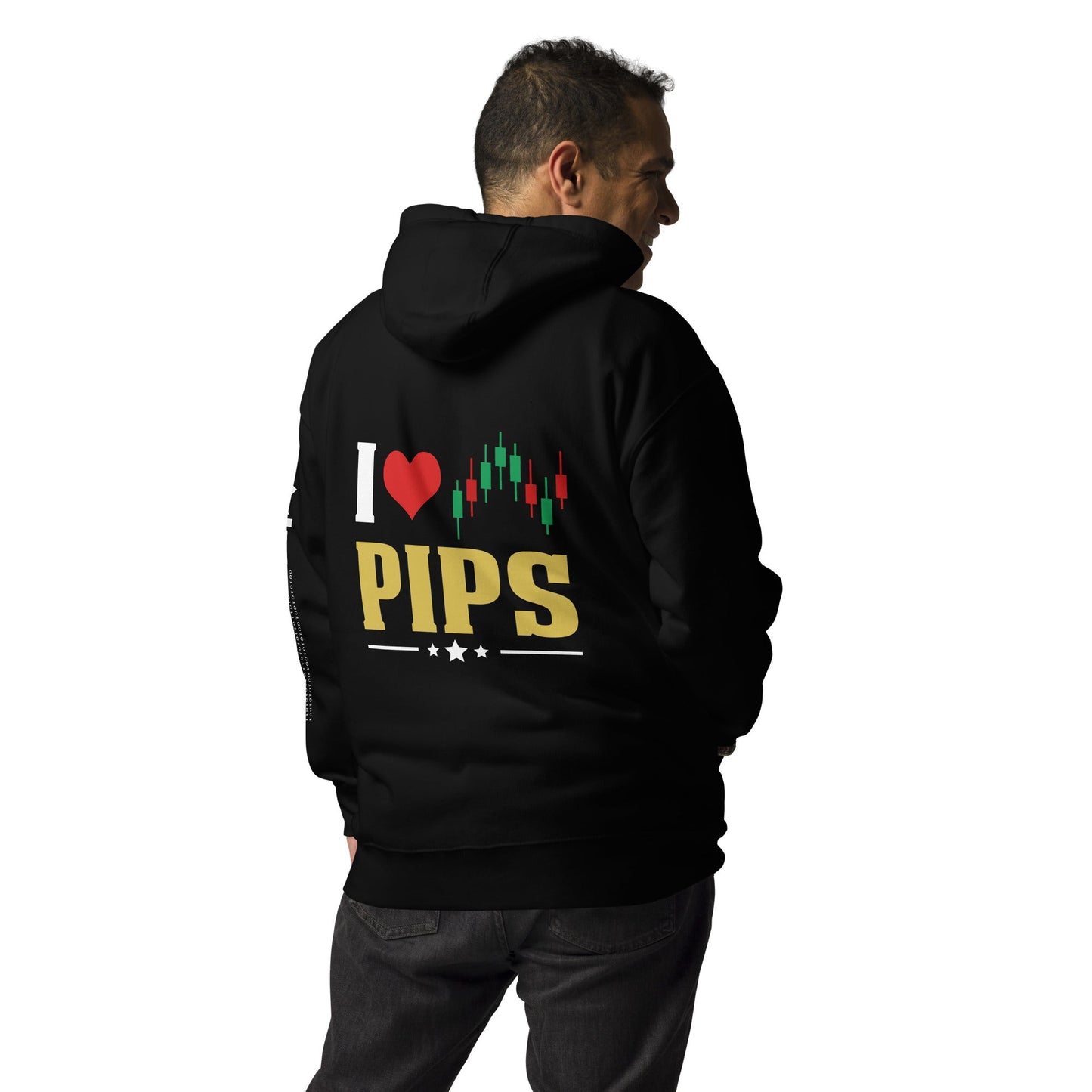 I Love Pips ( MAHFUZ ) - Unisex Hoodie ( Back Print ) by DarkByteGear