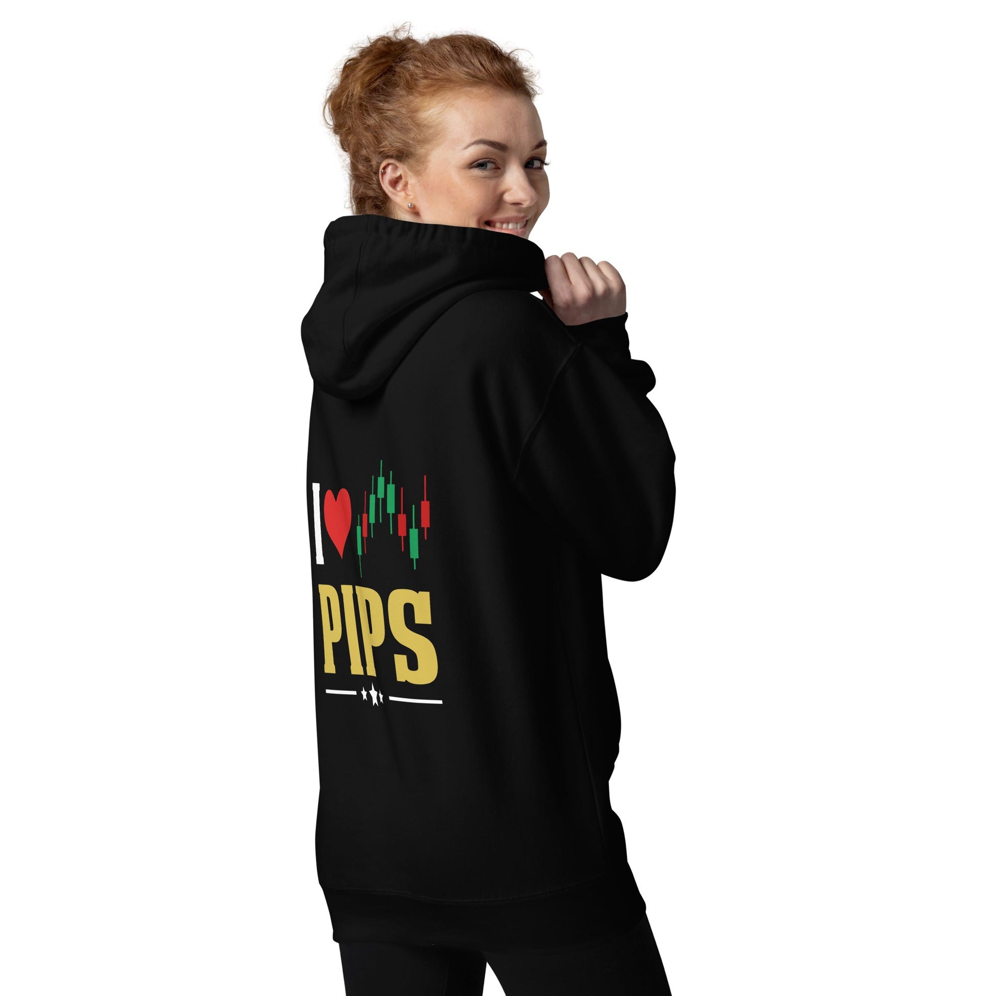 I Love Pips ( MAHFUZ ) - Unisex Hoodie ( Back Print ) by DarkByteGear