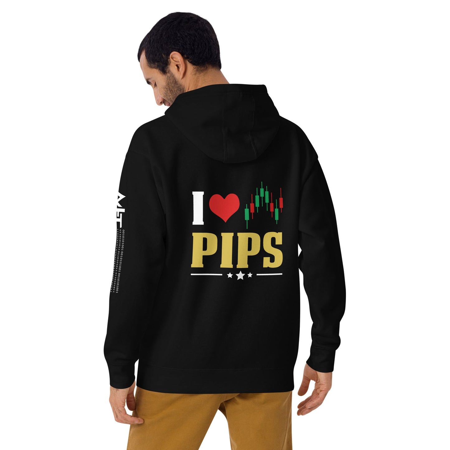 I Love Pips ( MAHFUZ ) - Unisex Hoodie ( Back Print ) by DarkByteGear