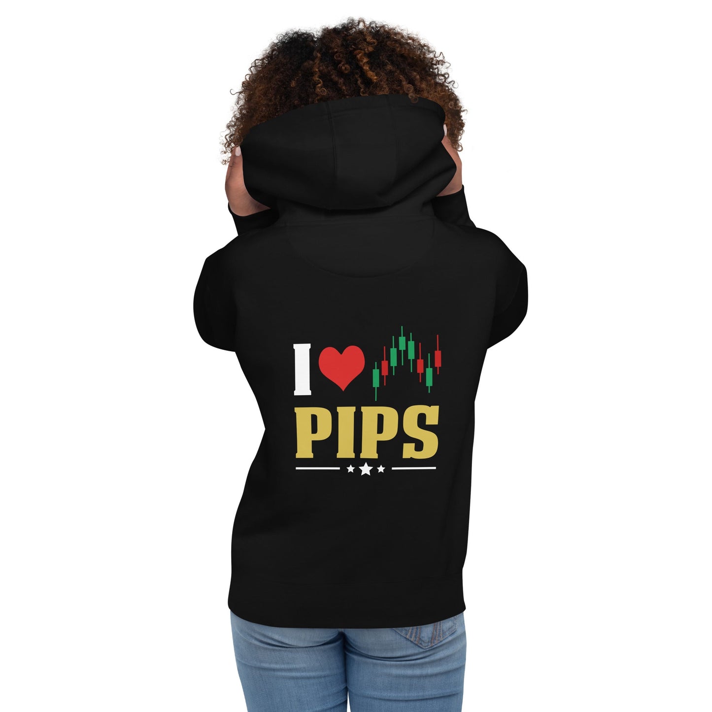 I Love Pips ( MAHFUZ ) - Unisex Hoodie ( Back Print ) by DarkByteGear