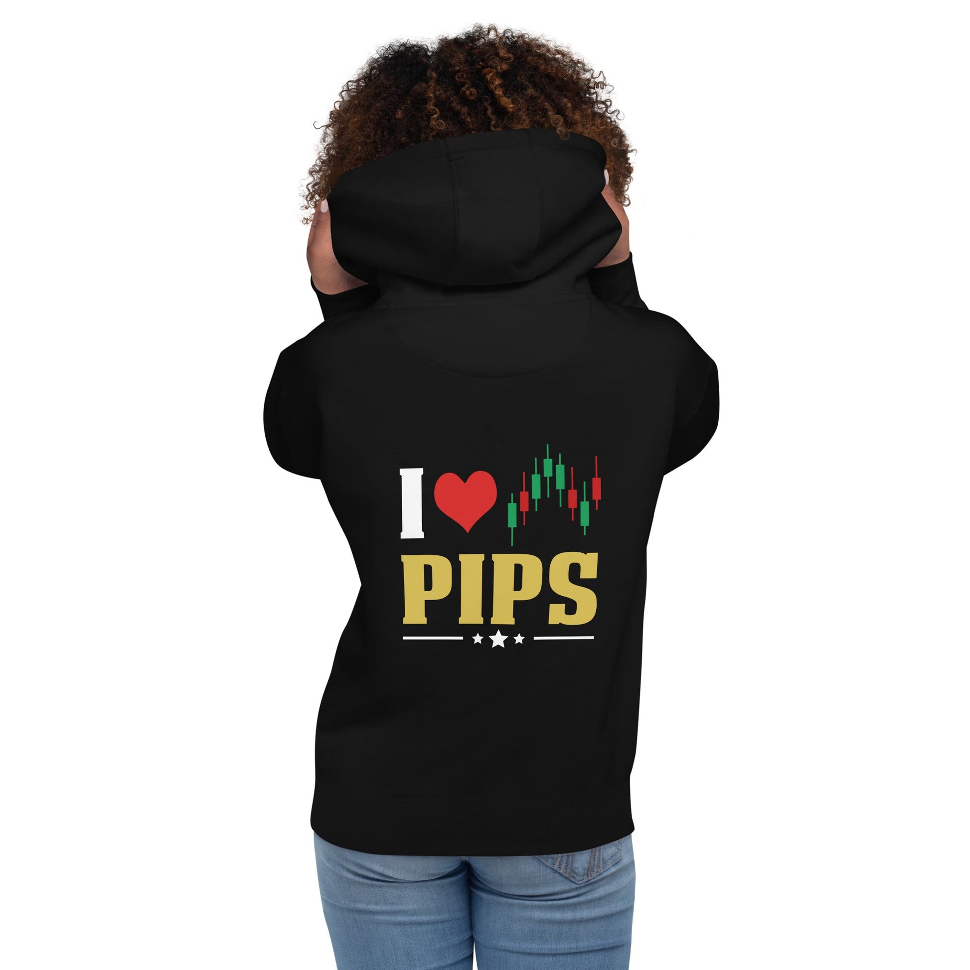 I Love Pips ( MAHFUZ ) - Unisex Hoodie ( Back Print ) by DarkByteGear