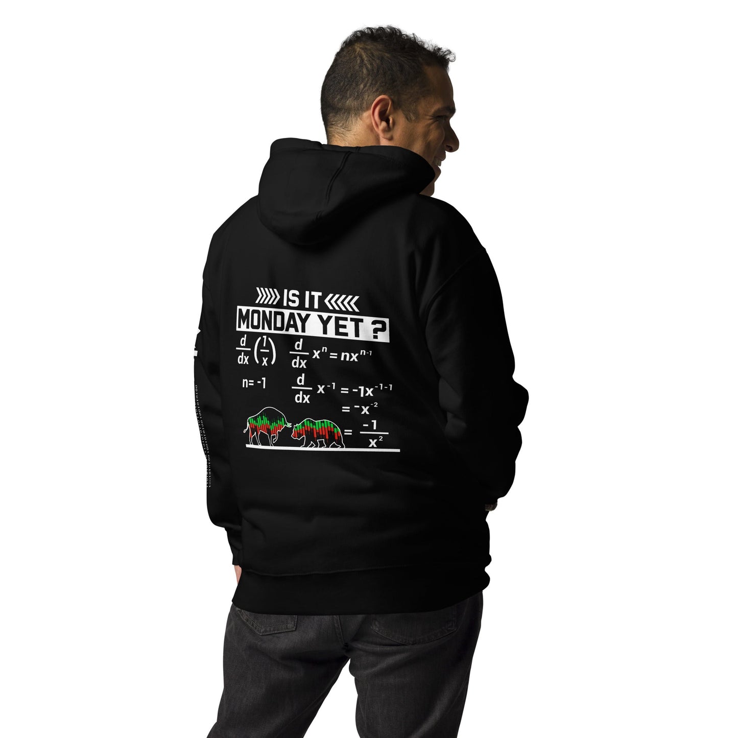 Is it Monday yet ( RK ) - Unisex Hoodie ( Back Print ) by DarkByteGear