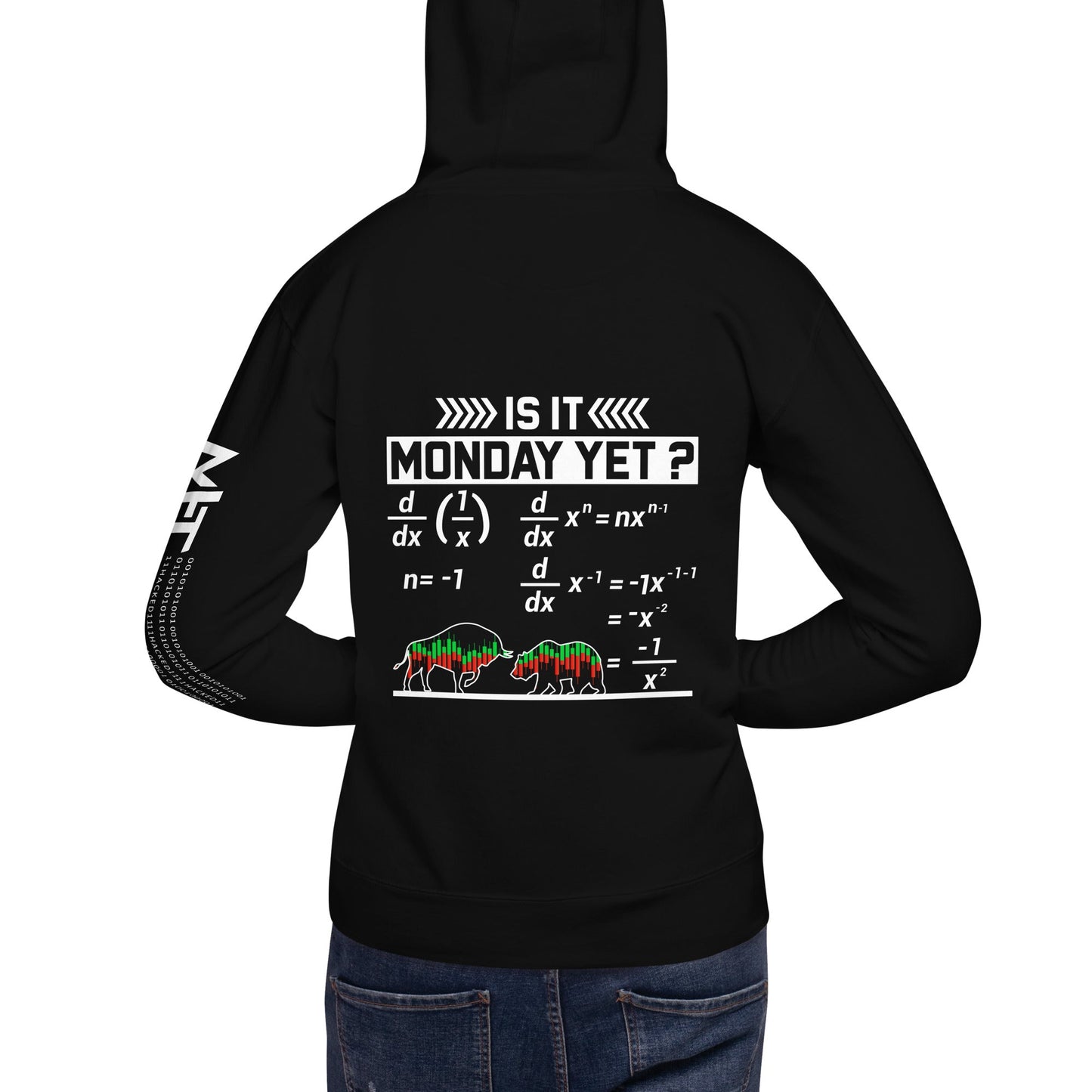 Is it Monday yet ( RK ) - Unisex Hoodie ( Back Print ) by DarkByteGear