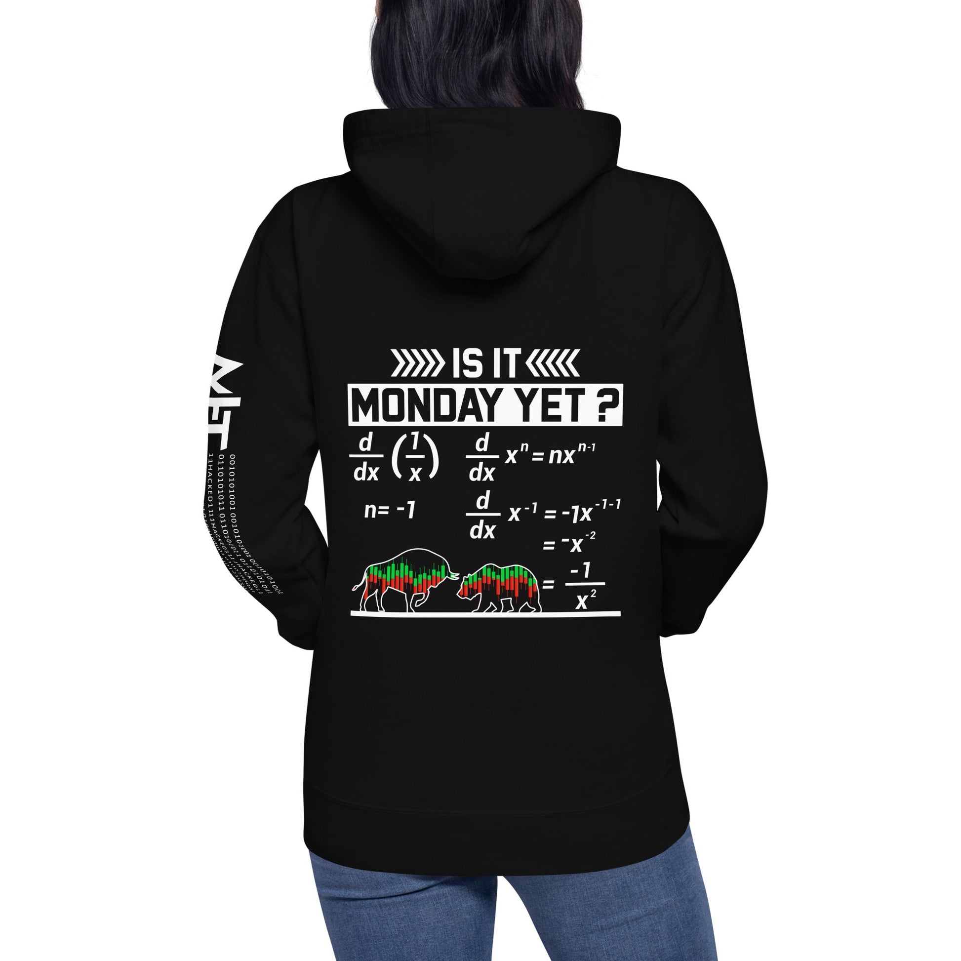 Is it Monday yet ( RK ) - Unisex Hoodie ( Back Print ) by DarkByteGear