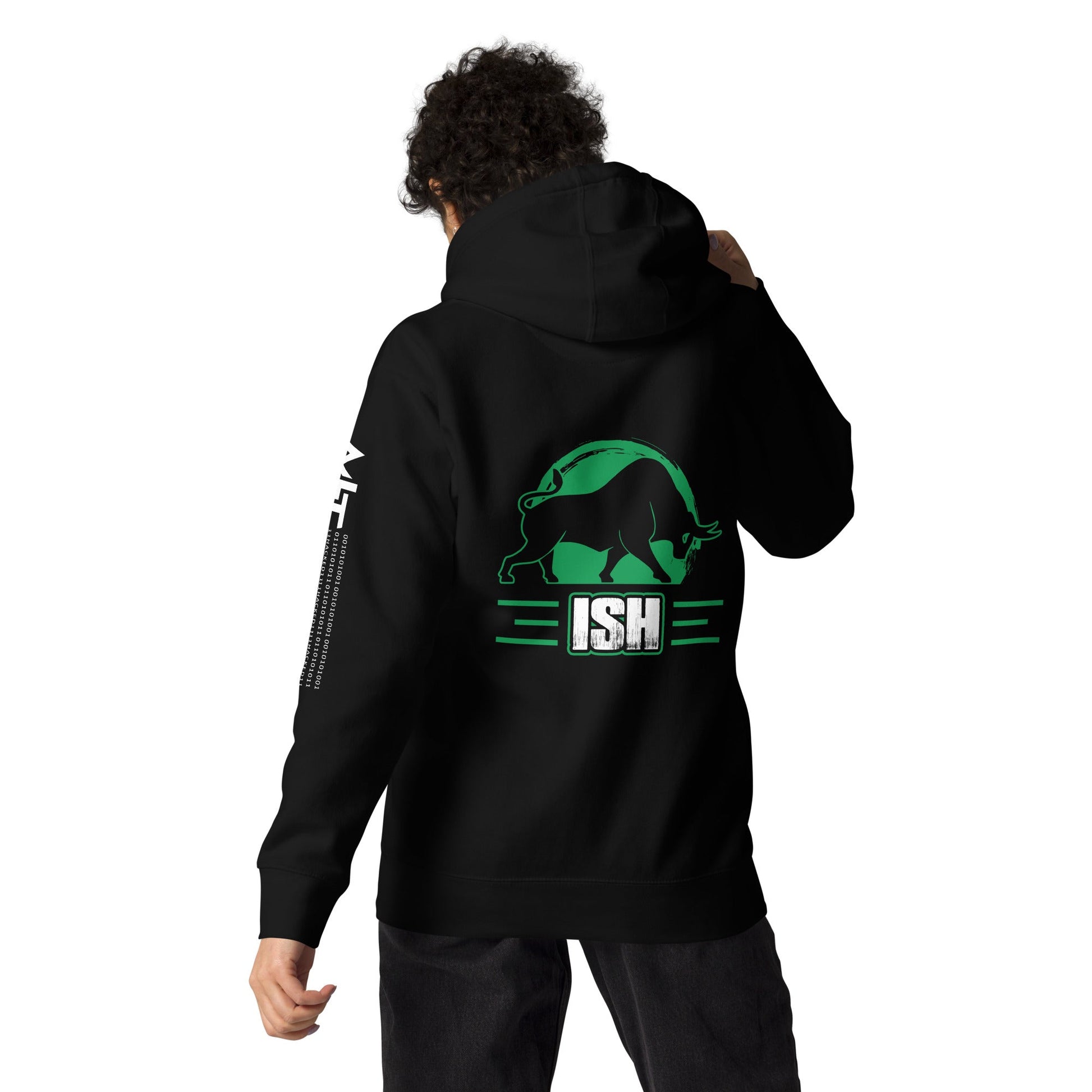 ISH (MAHFUZ) - Unisex Hoodie ( Back Print ) by DarkByteGear