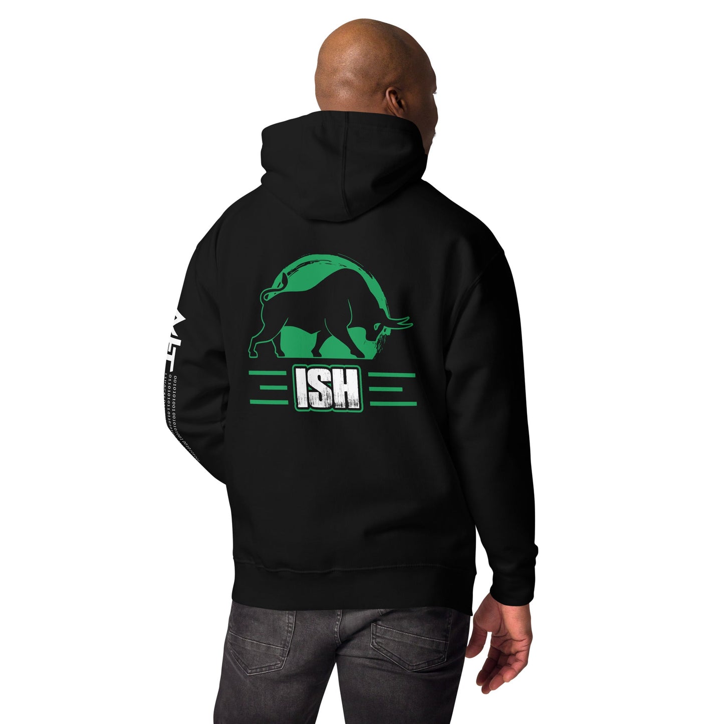 ISH (MAHFUZ) - Unisex Hoodie ( Back Print ) by DarkByteGear