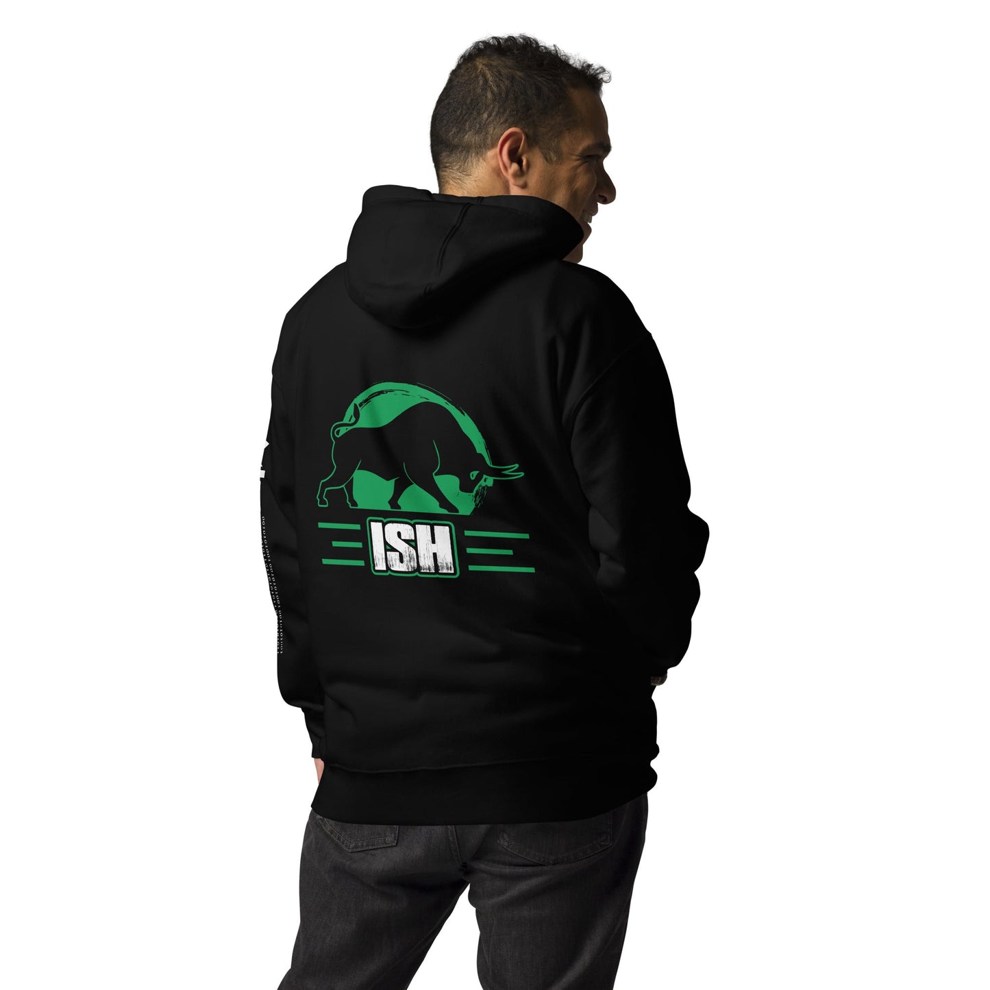 ISH (MAHFUZ) - Unisex Hoodie ( Back Print ) by DarkByteGear