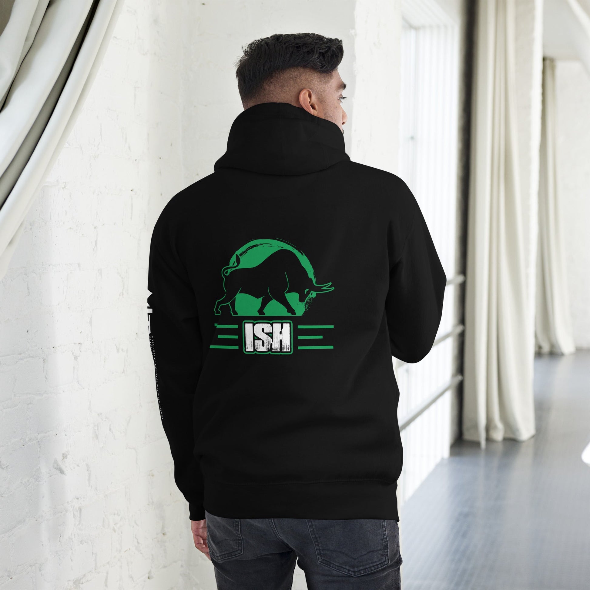 ISH (MAHFUZ) - Unisex Hoodie ( Back Print ) by DarkByteGear