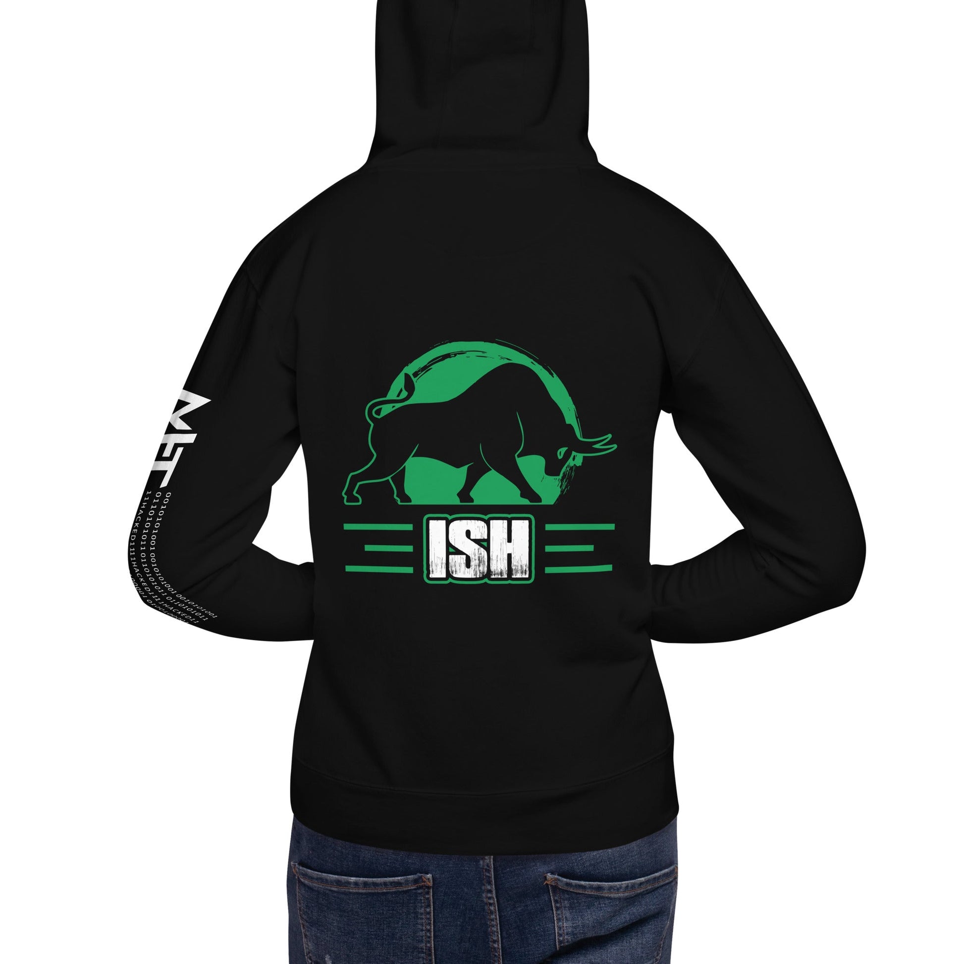 ISH (MAHFUZ) - Unisex Hoodie ( Back Print ) by DarkByteGear