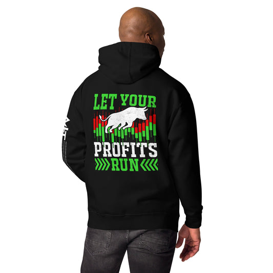 Let your Profits run - Unisex Hoodie ( Back Print ) by DarkByteGear