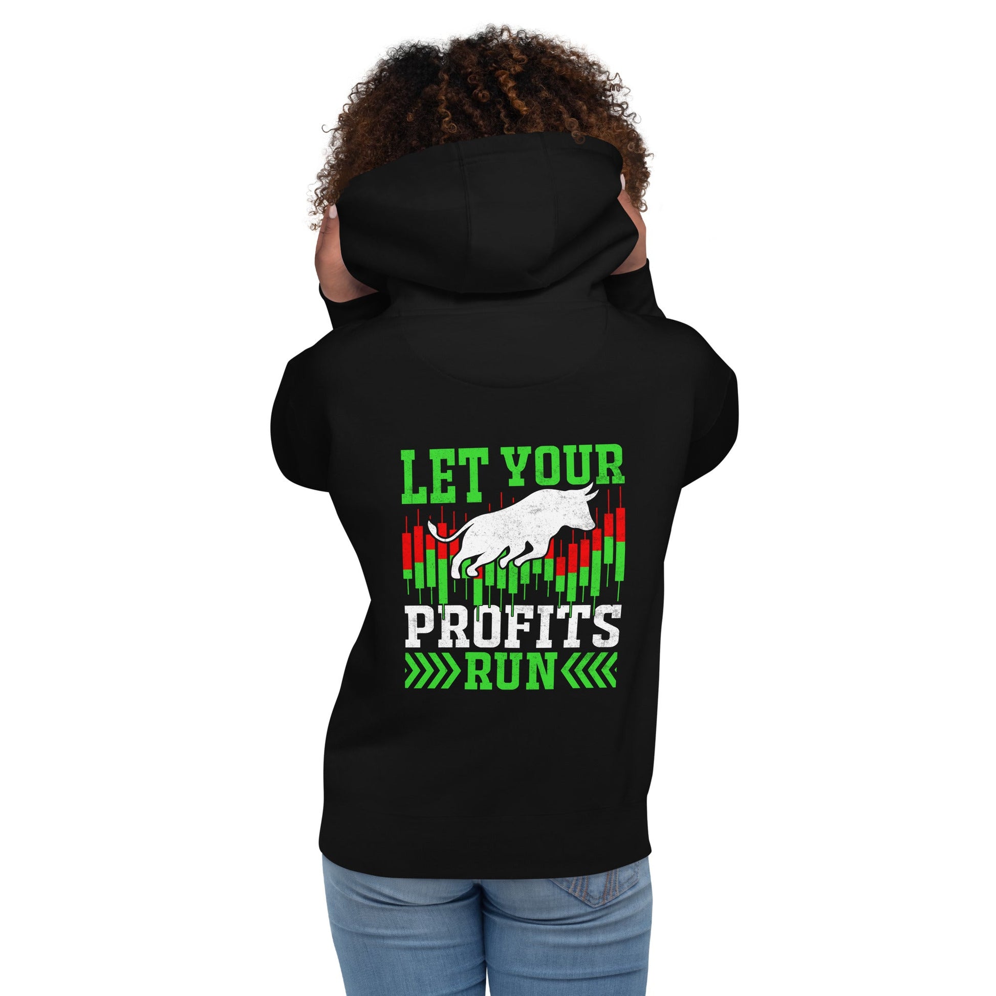 Let your Profits run - Unisex Hoodie ( Back Print ) by DarkByteGear