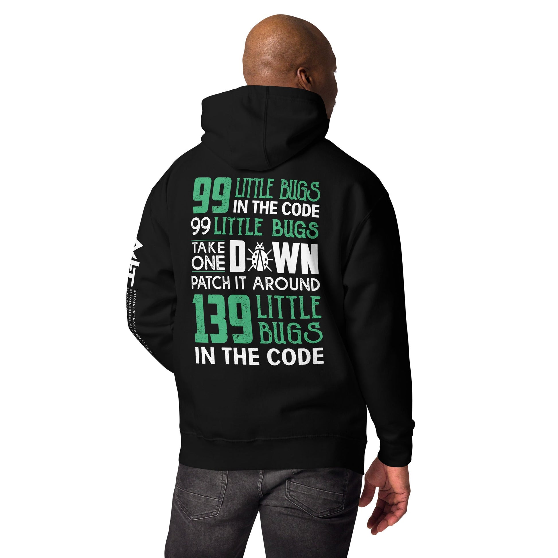 99 Little Bugs - Unisex Hoodie ( Back Print ) by DarkByteGear