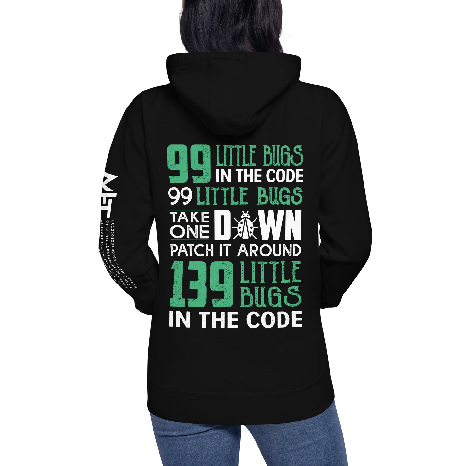 99 Little Bugs - Unisex Hoodie ( Back Print ) by DarkByteGear