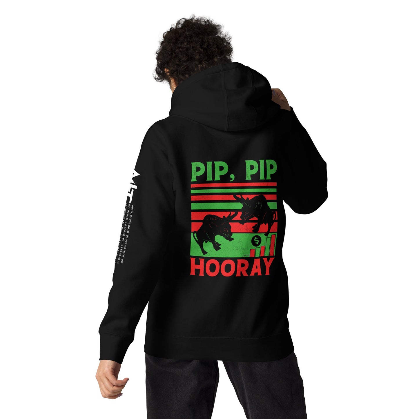 Pip, Pip Hooray - Unisex Hoodie ( Back Print ) by DarkByteGear