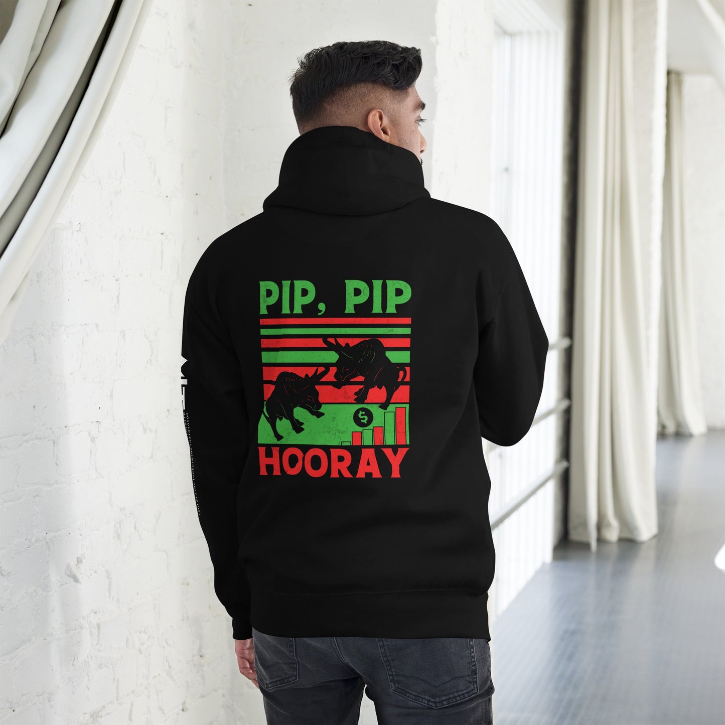 Pip, Pip Hooray - Unisex Hoodie ( Back Print ) by DarkByteGear