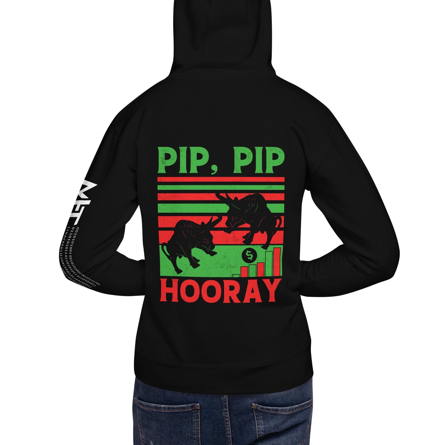 Pip, Pip Hooray - Unisex Hoodie ( Back Print ) by DarkByteGear