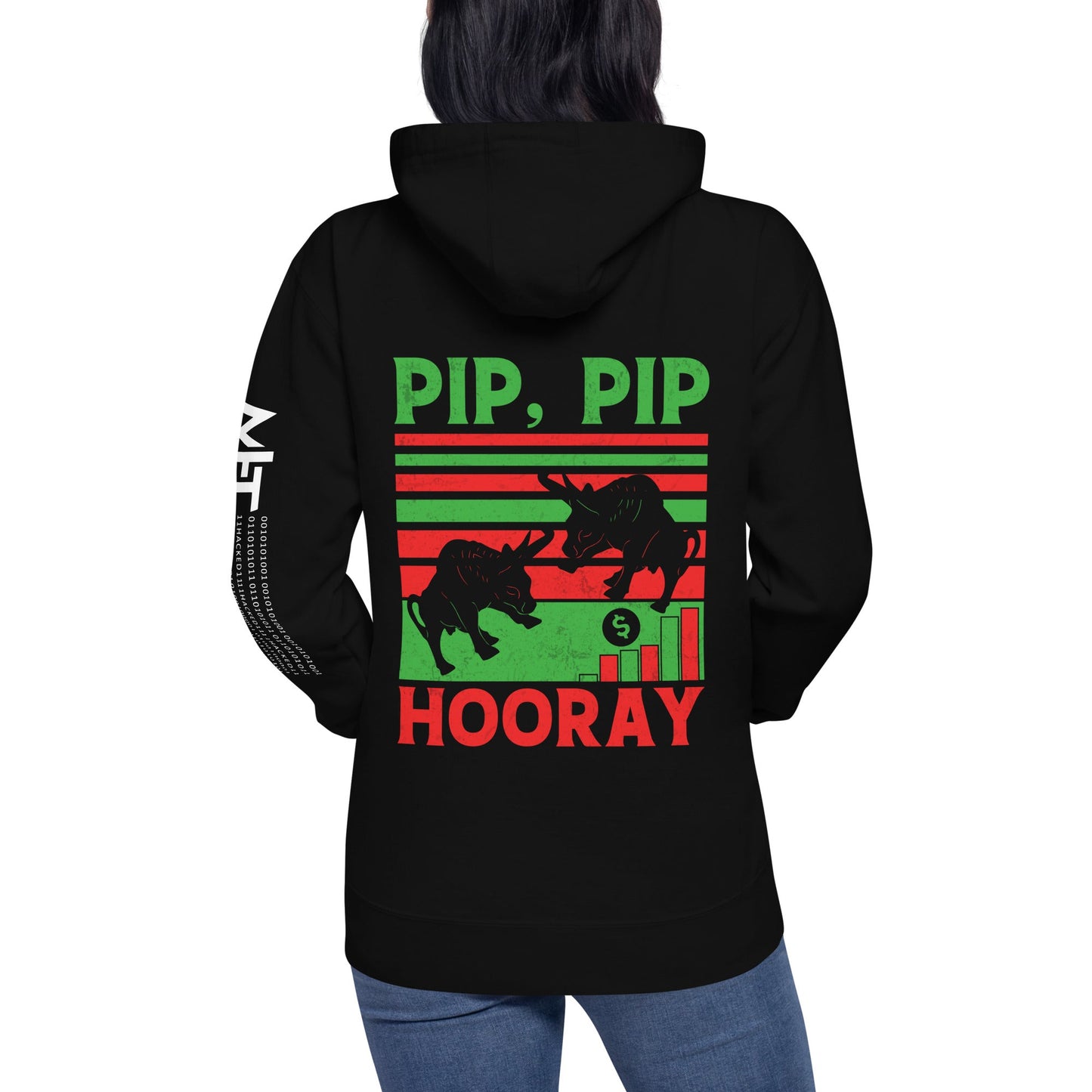 Pip, Pip Hooray - Unisex Hoodie ( Back Print ) by DarkByteGear