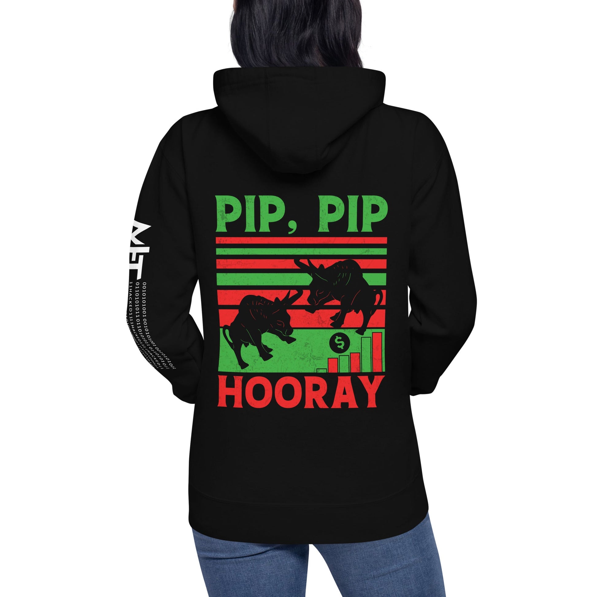 Pip, Pip Hooray - Unisex Hoodie ( Back Print ) by DarkByteGear