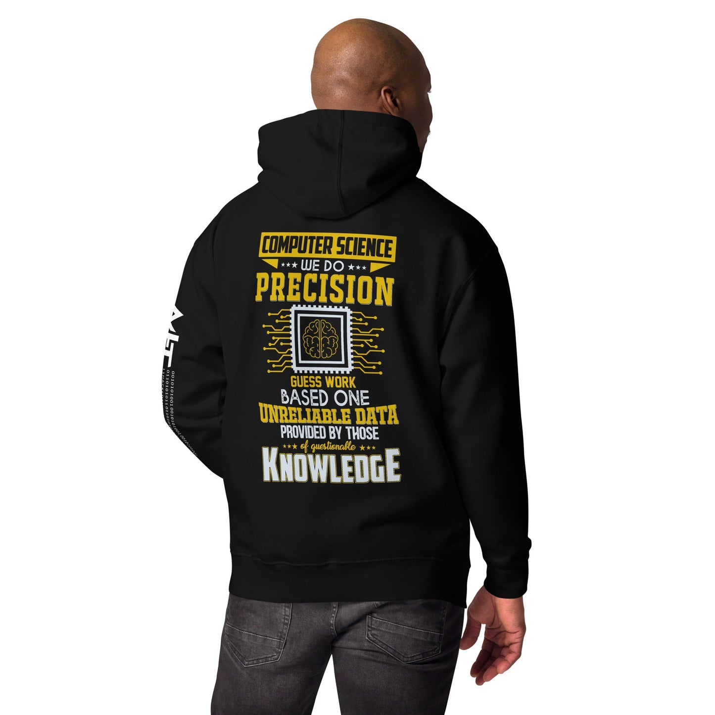 Computer Science: We do V1 - Unisex Hoodie ( Back Print ) by DarkByteGear