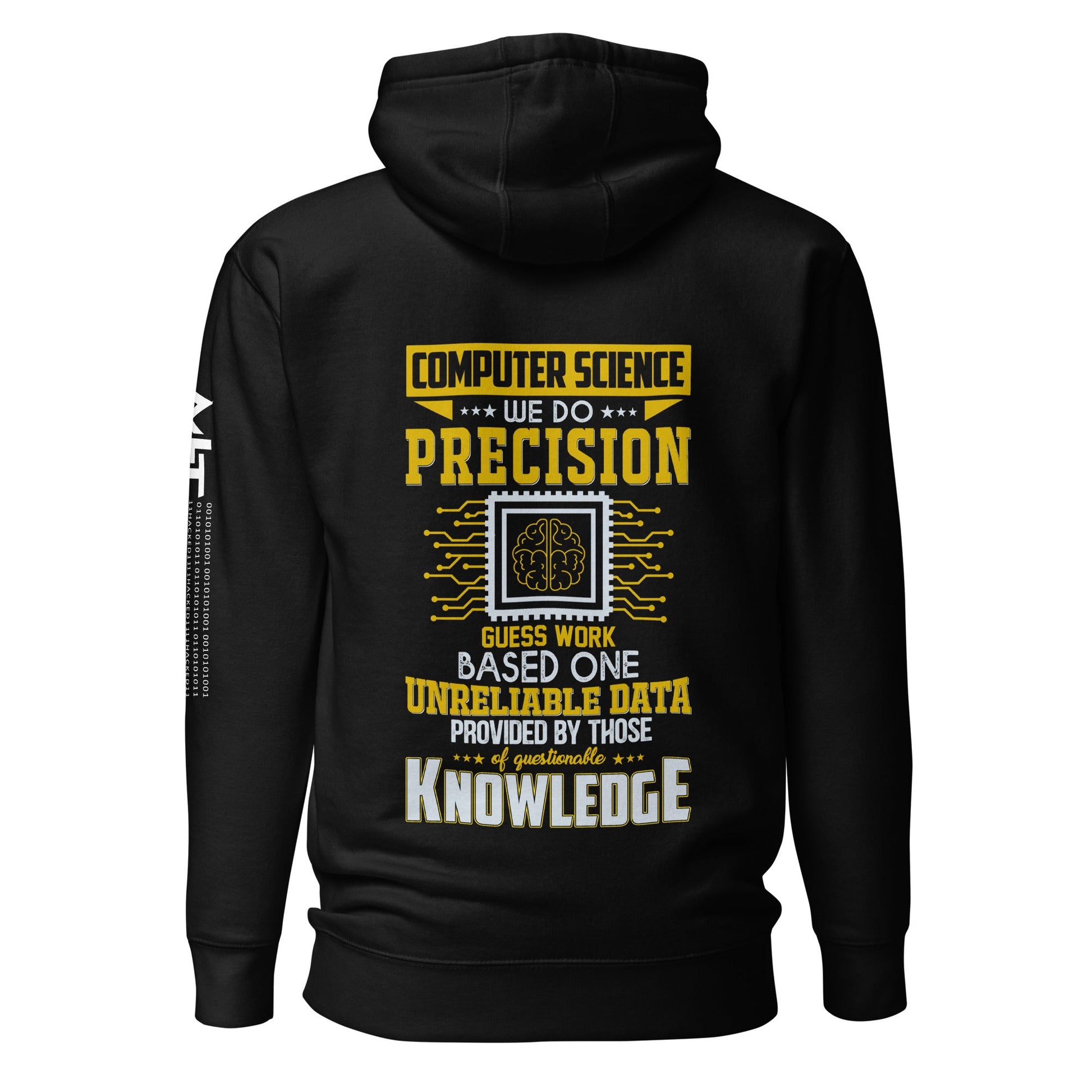 Computer Science: We do V1 - Unisex Hoodie ( Back Print ) by DarkByteGear