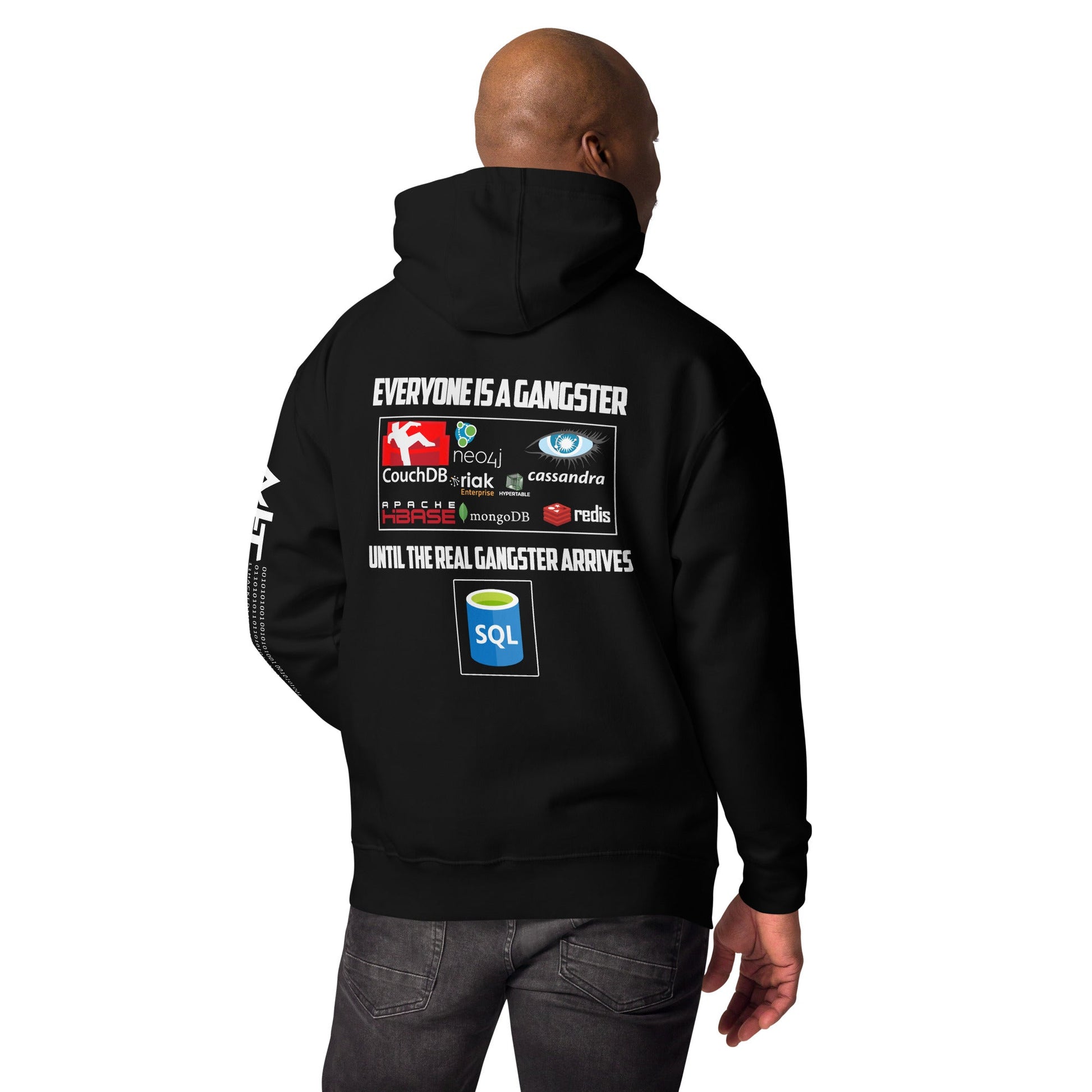 Everyone is a Gangster, until the real Gangster arrives - Unisex Hoodie by DarkByteGear