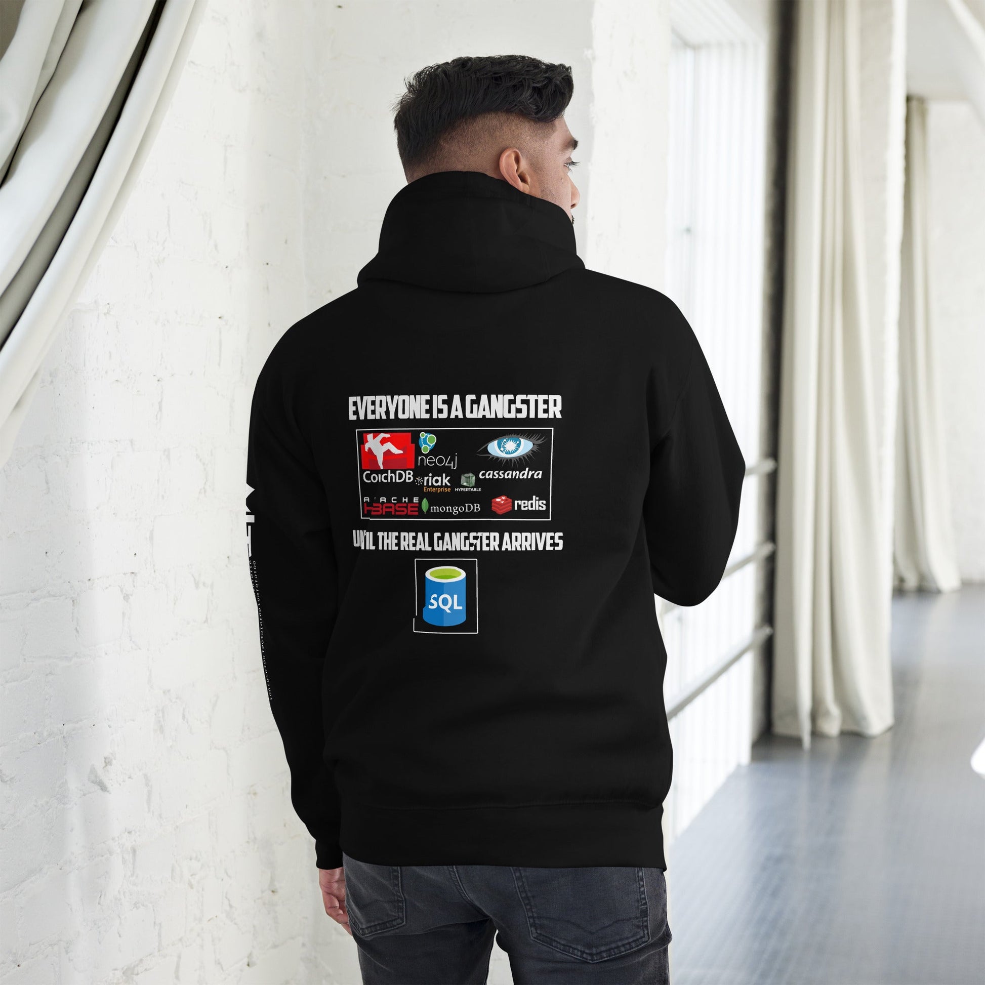 Everyone is a Gangster, until the real Gangster arrives - Unisex Hoodie by DarkByteGear
