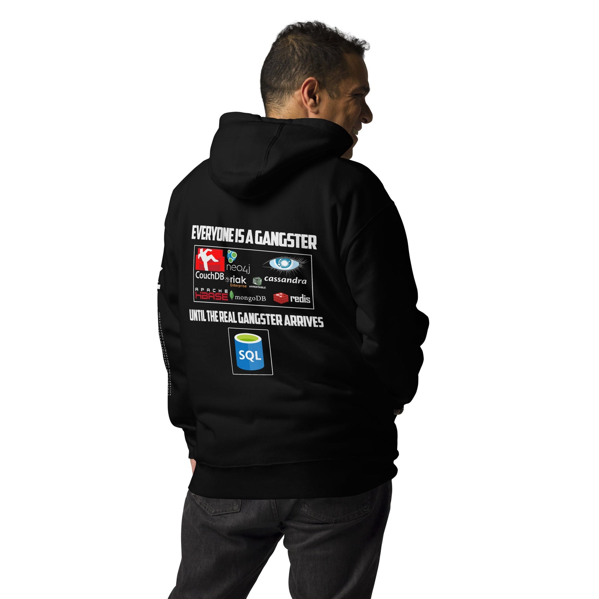 Everyone is a Gangster, until the real Gangster arrives - Unisex Hoodie by DarkByteGear