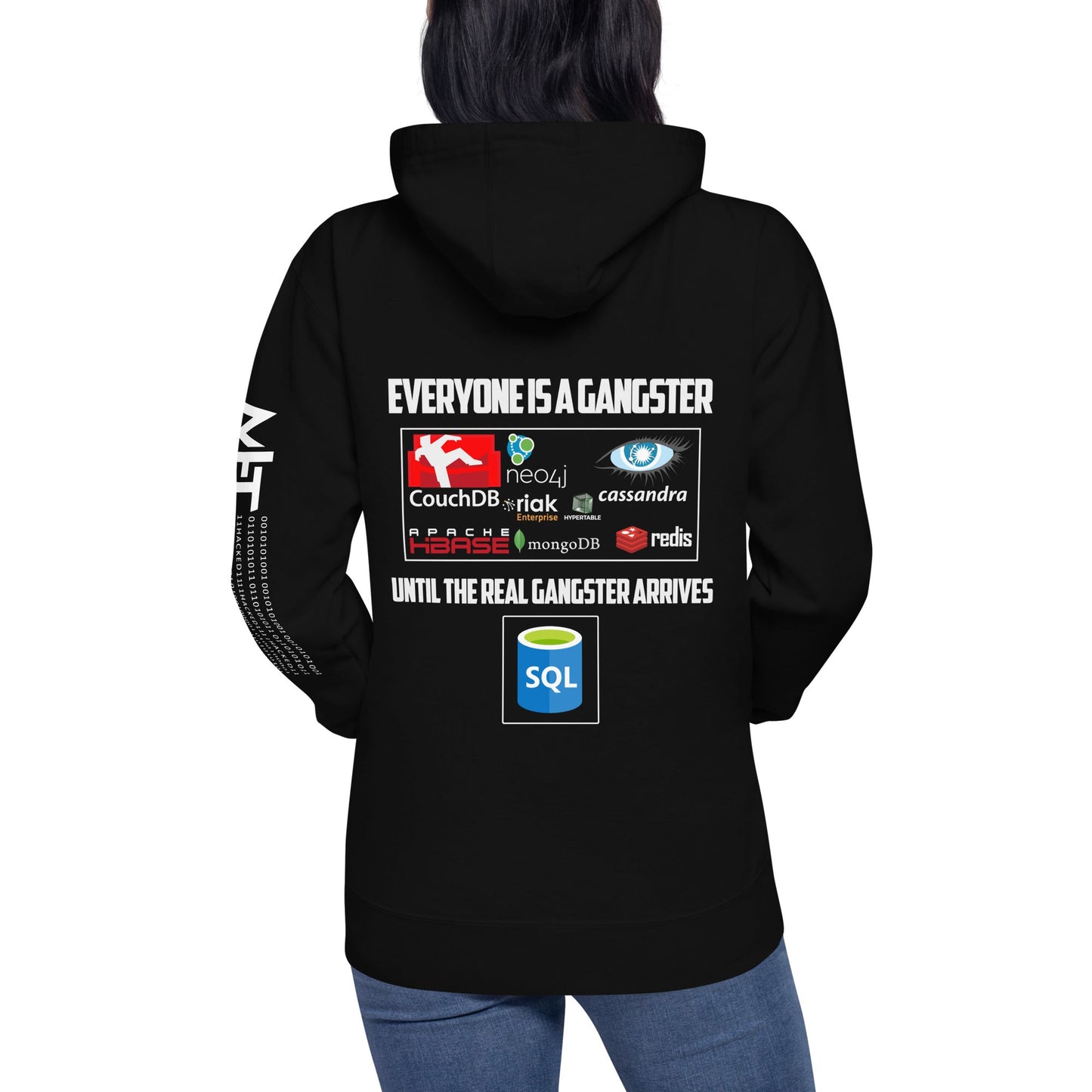 Everyone is a Gangster, until the real Gangster arrives - Unisex Hoodie by DarkByteGear