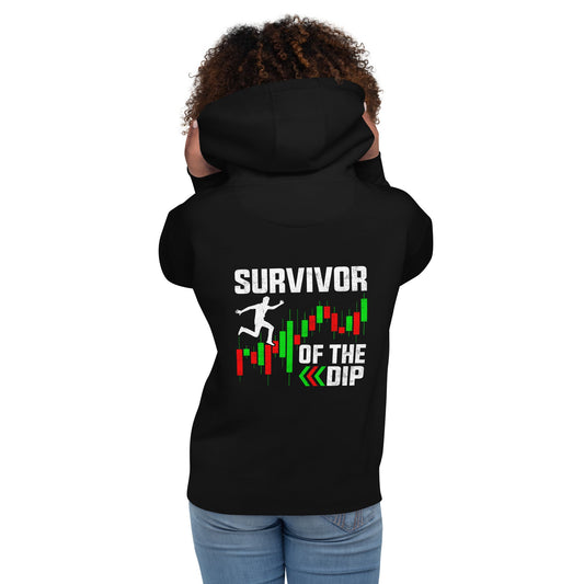 Survivor of the Dip - Unisex Hoodie ( Back Print ) by DarkByteGear