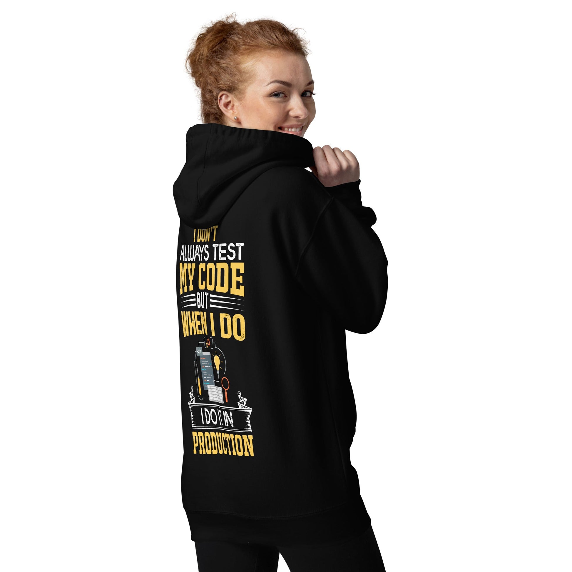 I don't always Test my code V1 - Unisex Hoodie by DarkByteGear