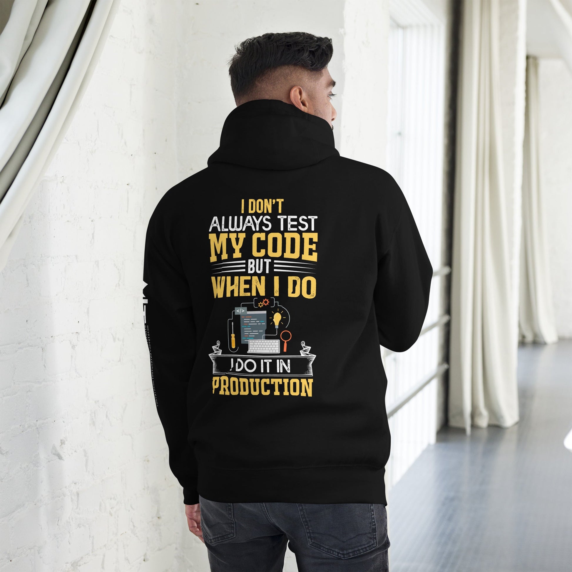 I don't always Test my code V1 - Unisex Hoodie by DarkByteGear