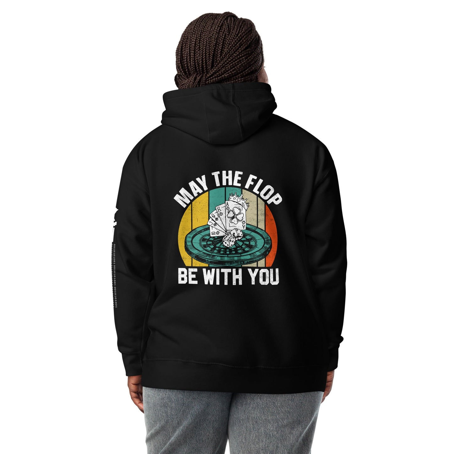 May the Flop be with you - Unisex Hoodie ( Back Print ) by DarkByteGear