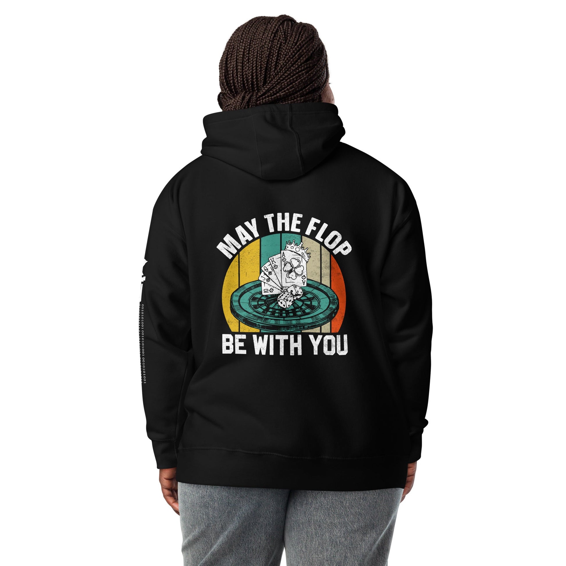 May the Flop be with you - Unisex Hoodie ( Back Print ) by DarkByteGear