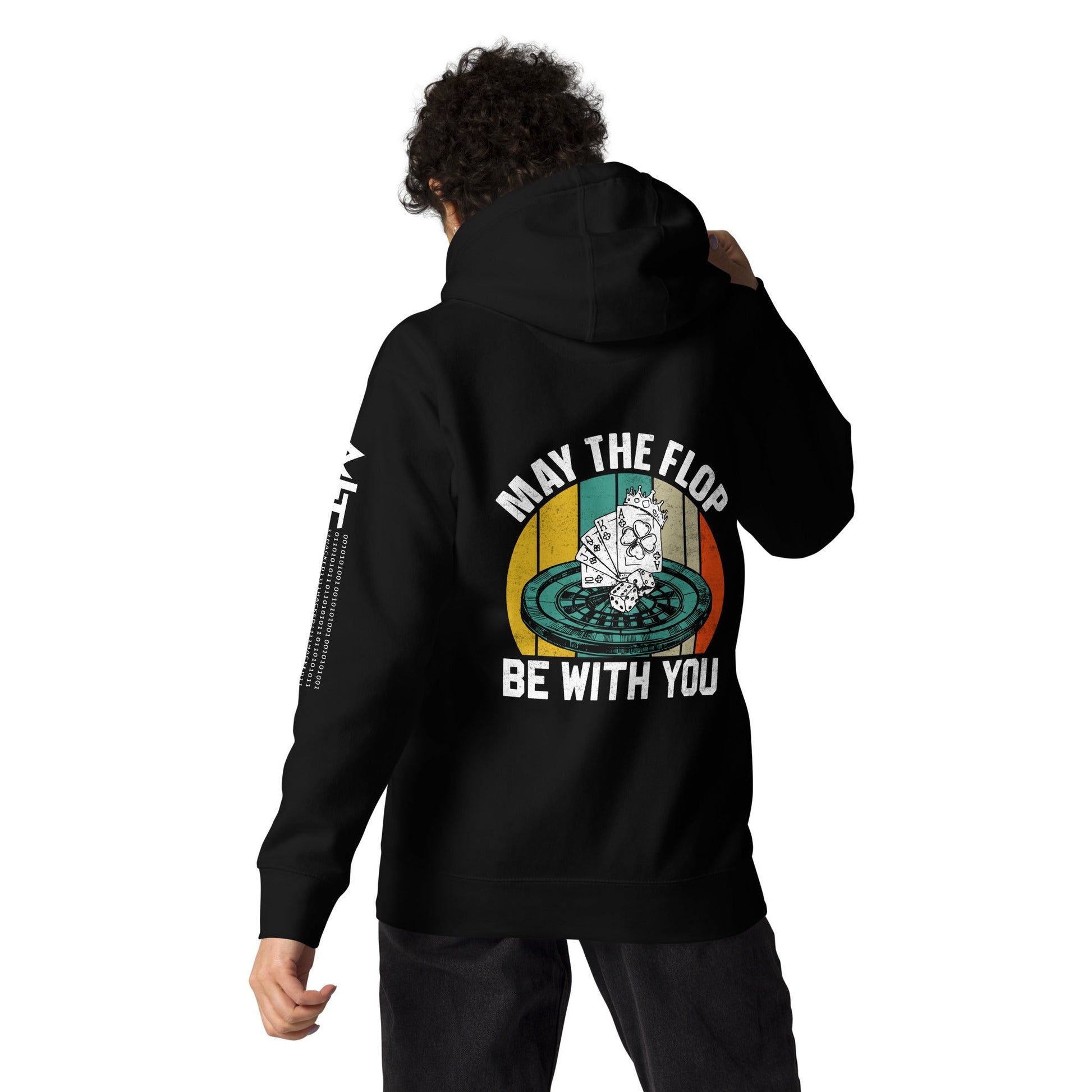 May the Flop be with you - Unisex Hoodie ( Back Print ) by DarkByteGear