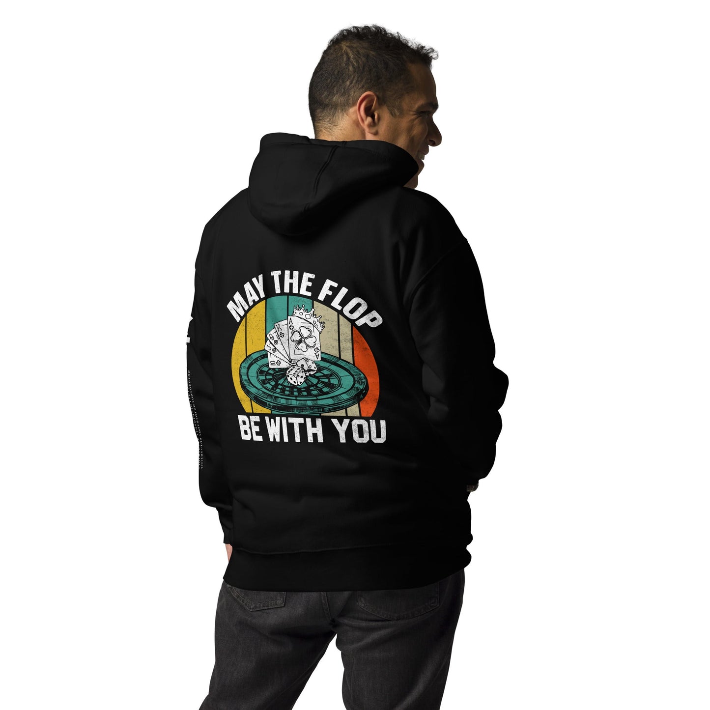 May the Flop be with you - Unisex Hoodie ( Back Print ) by DarkByteGear