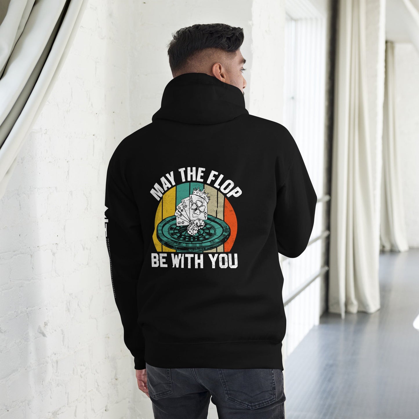 May the Flop be with you - Unisex Hoodie ( Back Print ) by DarkByteGear