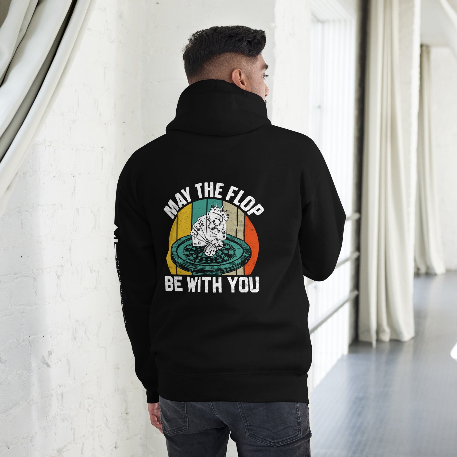 May the Flop be with you - Unisex Hoodie ( Back Print ) by DarkByteGear