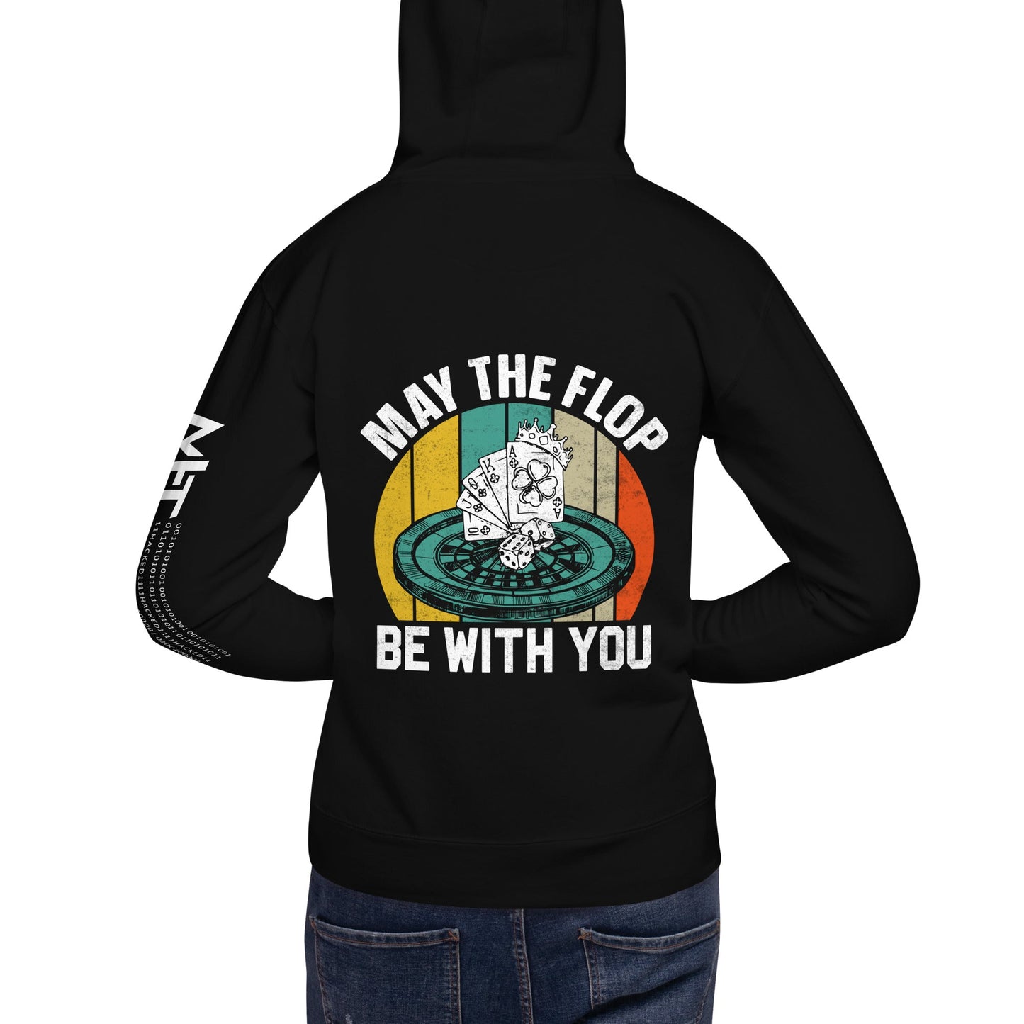 May the Flop be with you - Unisex Hoodie ( Back Print ) by DarkByteGear