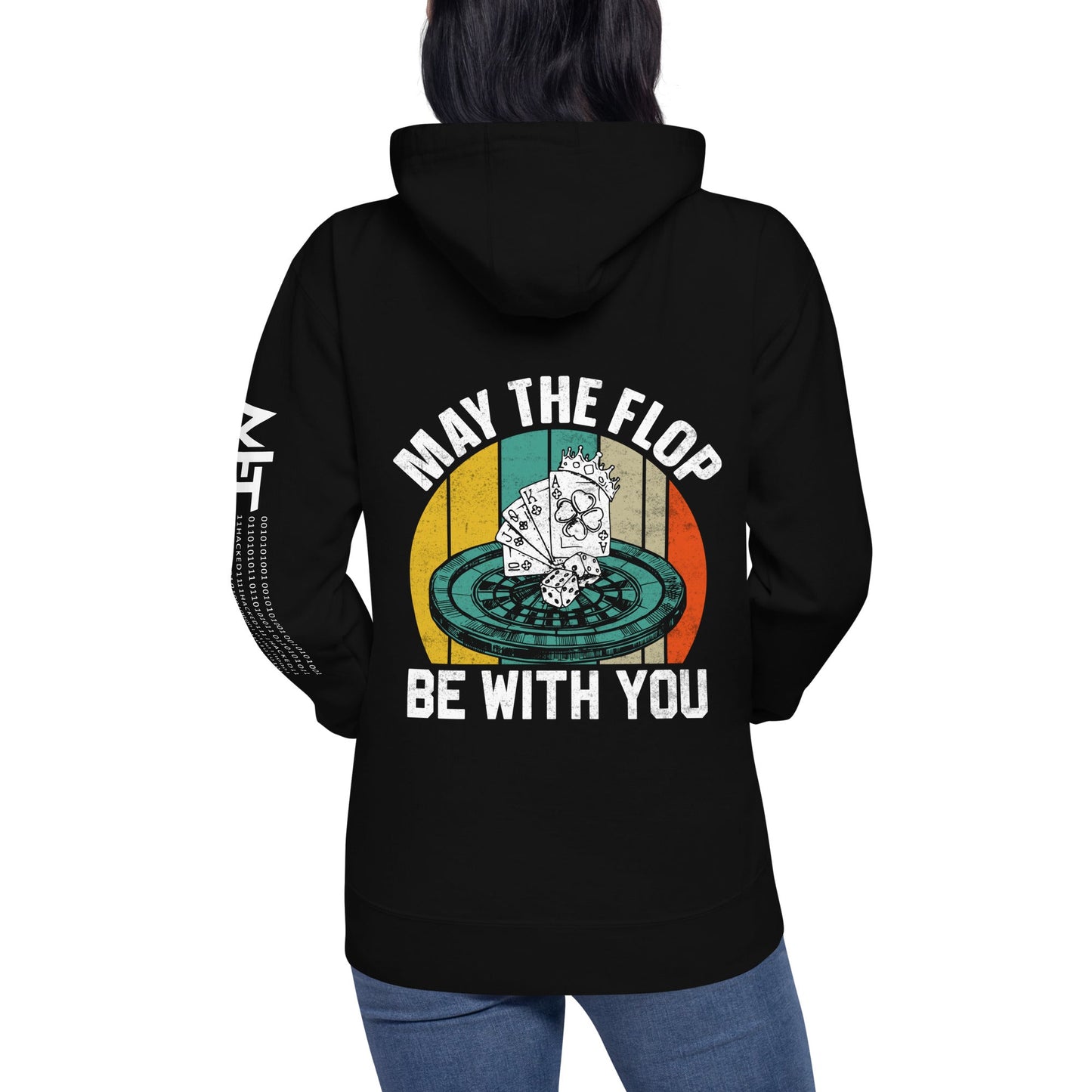 May the Flop be with you - Unisex Hoodie ( Back Print ) by DarkByteGear
