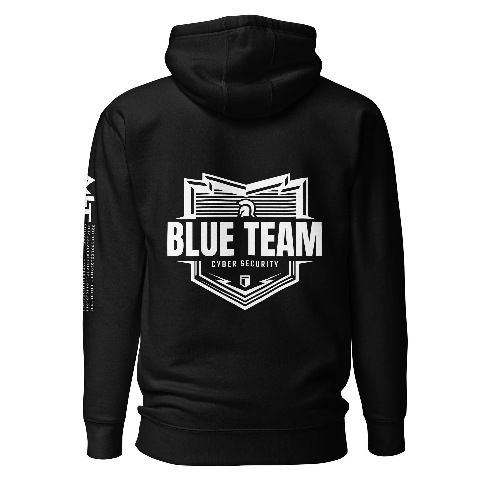 Cyber Security Blue Team V1 - Unisex Hoodie ( Back Print ) by DarkByteGear