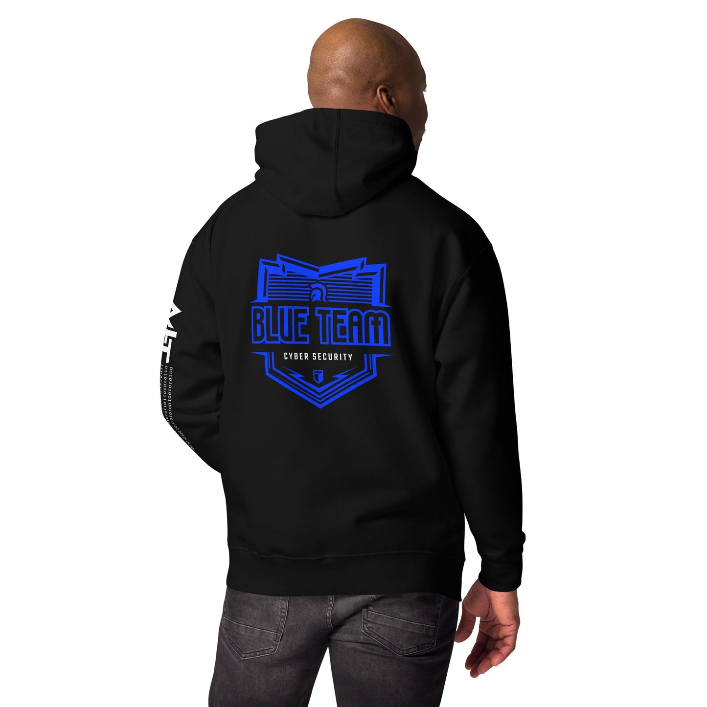 Cyber Security Blue Team 16 - Unisex Hoodie ( Back Print ) by DarkByteGear