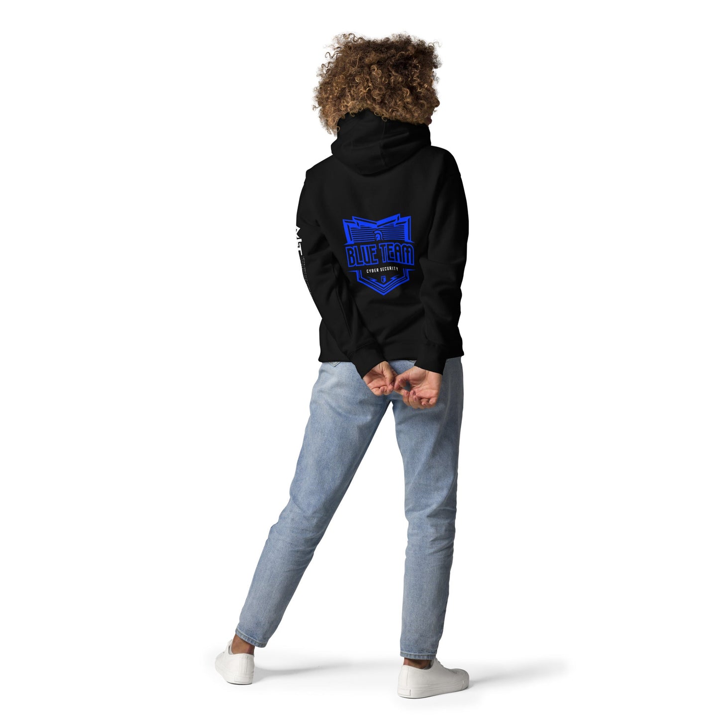 Cyber Security Blue Team 16 - Unisex Hoodie ( Back Print ) by DarkByteGear