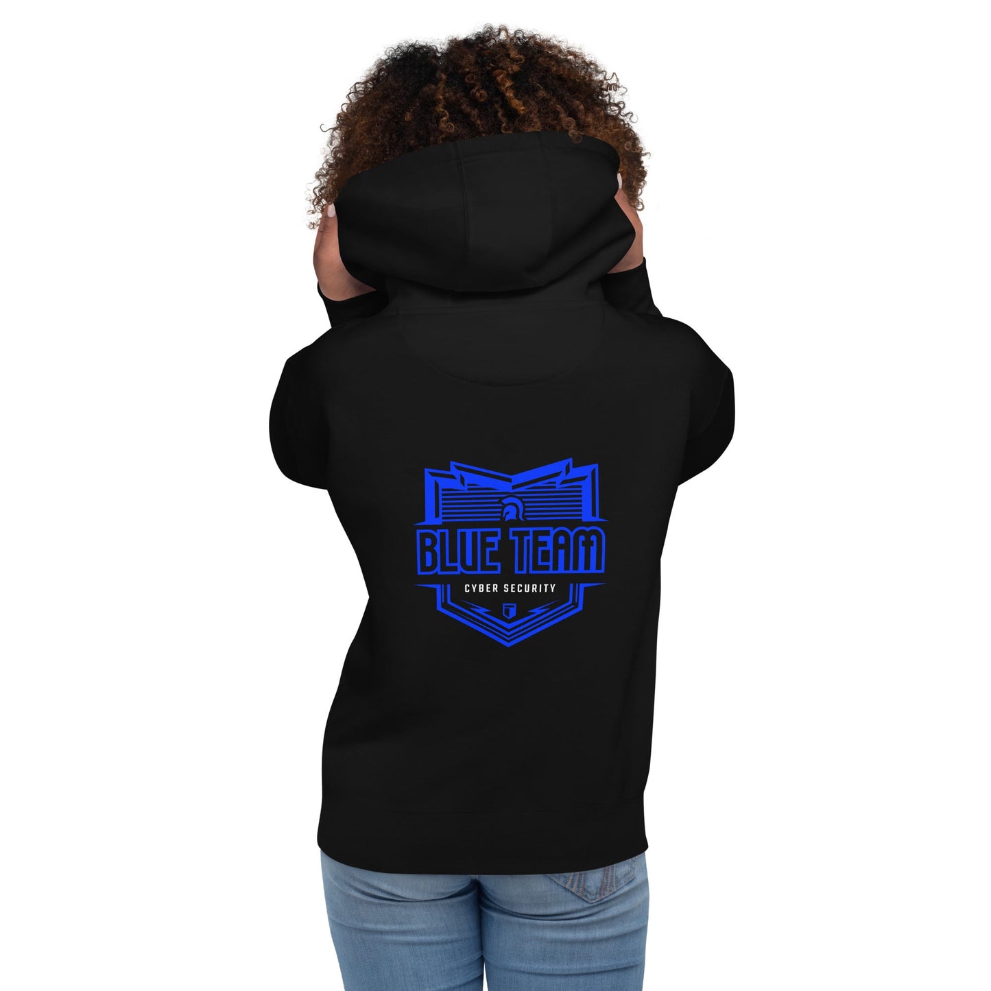Cyber Security Blue Team 16 - Unisex Hoodie ( Back Print ) by DarkByteGear