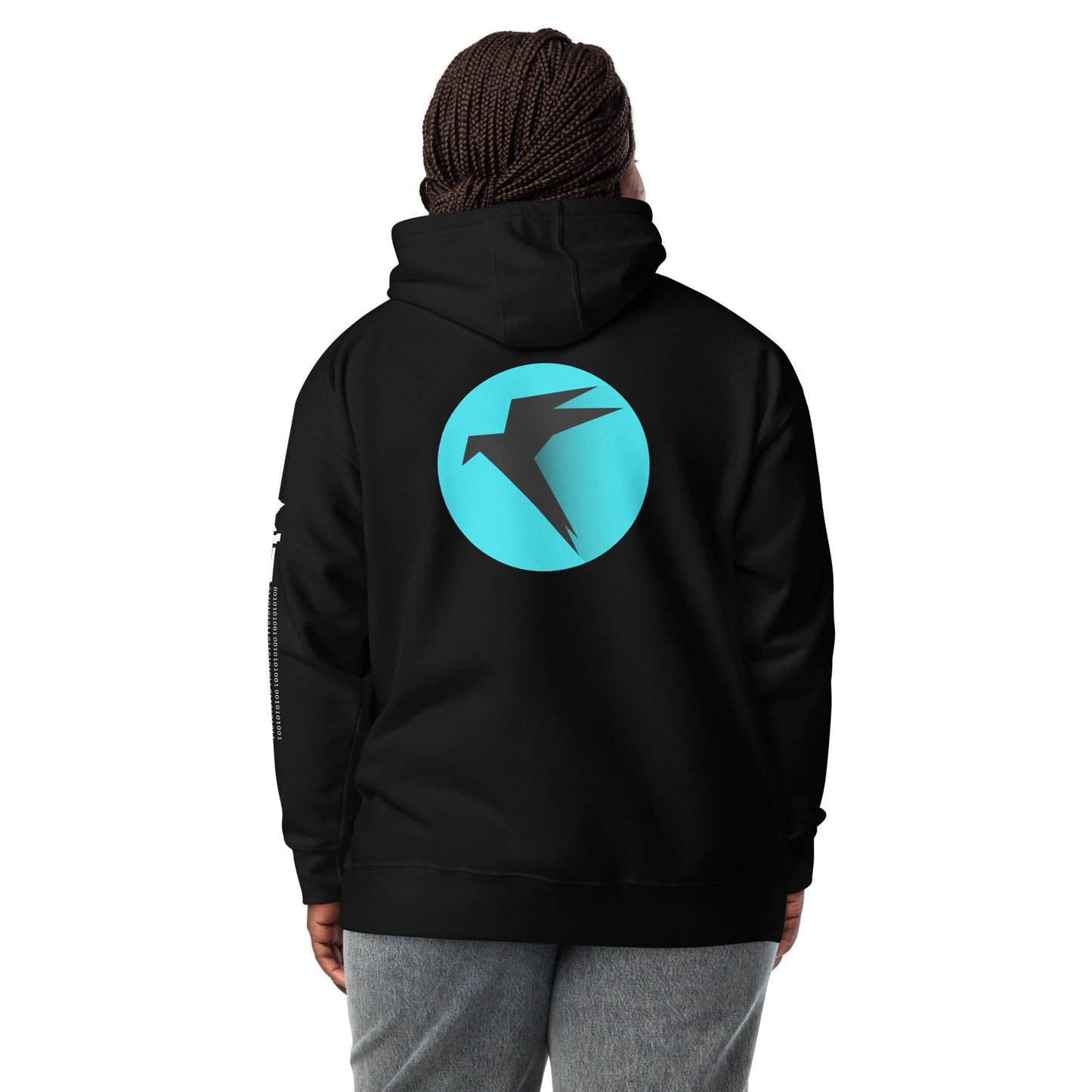 Parrot OS - The operating system for Hackers - Unisex Hoodie (back print) by DarkByteGear