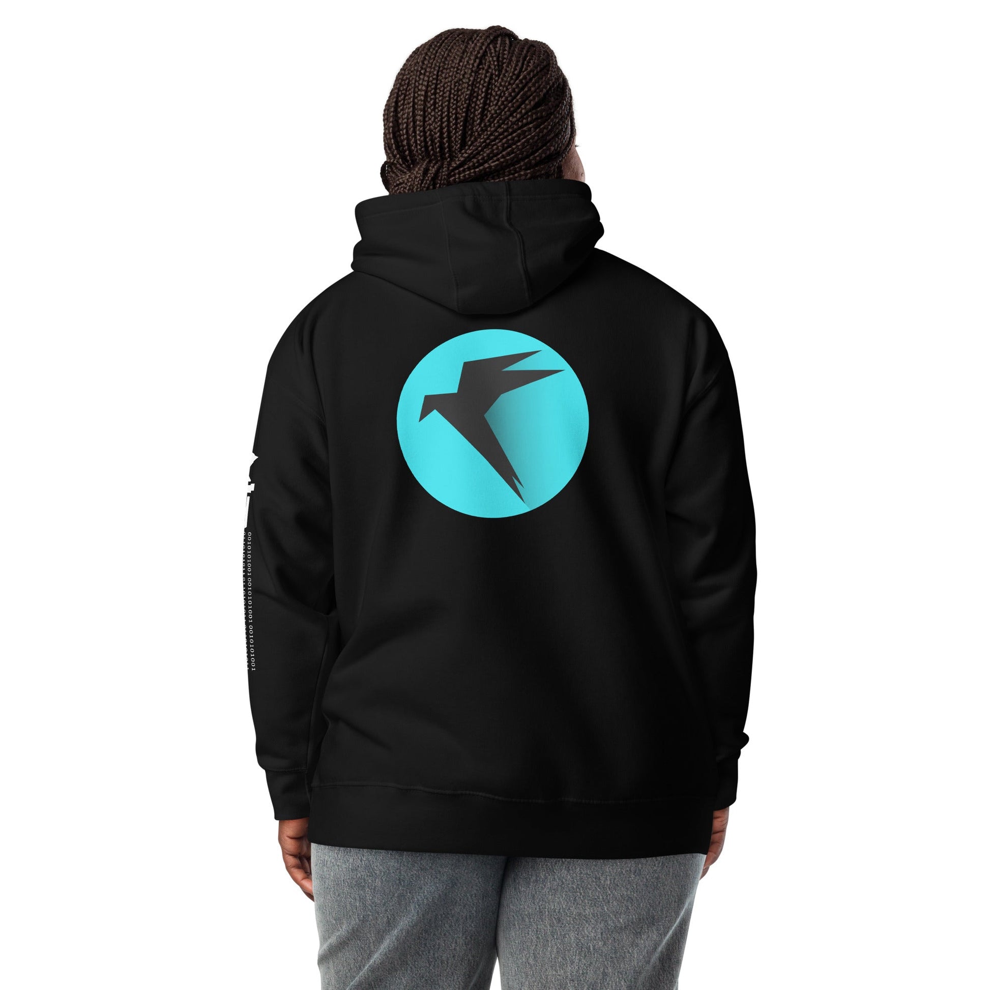 Parrot OS - The operating system for Hackers - Unisex Hoodie (back print) by DarkByteGear