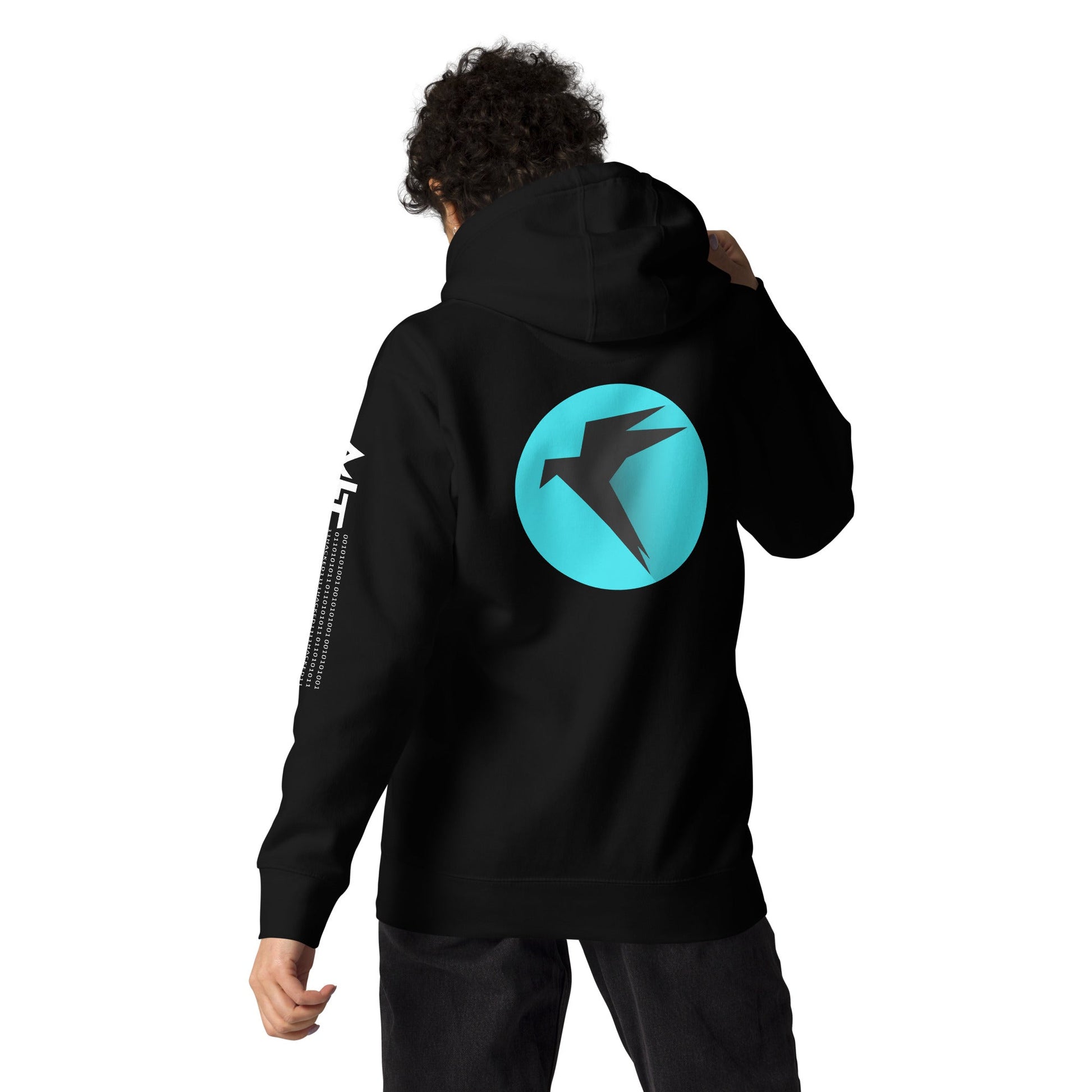 Parrot OS - The operating system for Hackers - Unisex Hoodie (back print) by DarkByteGear