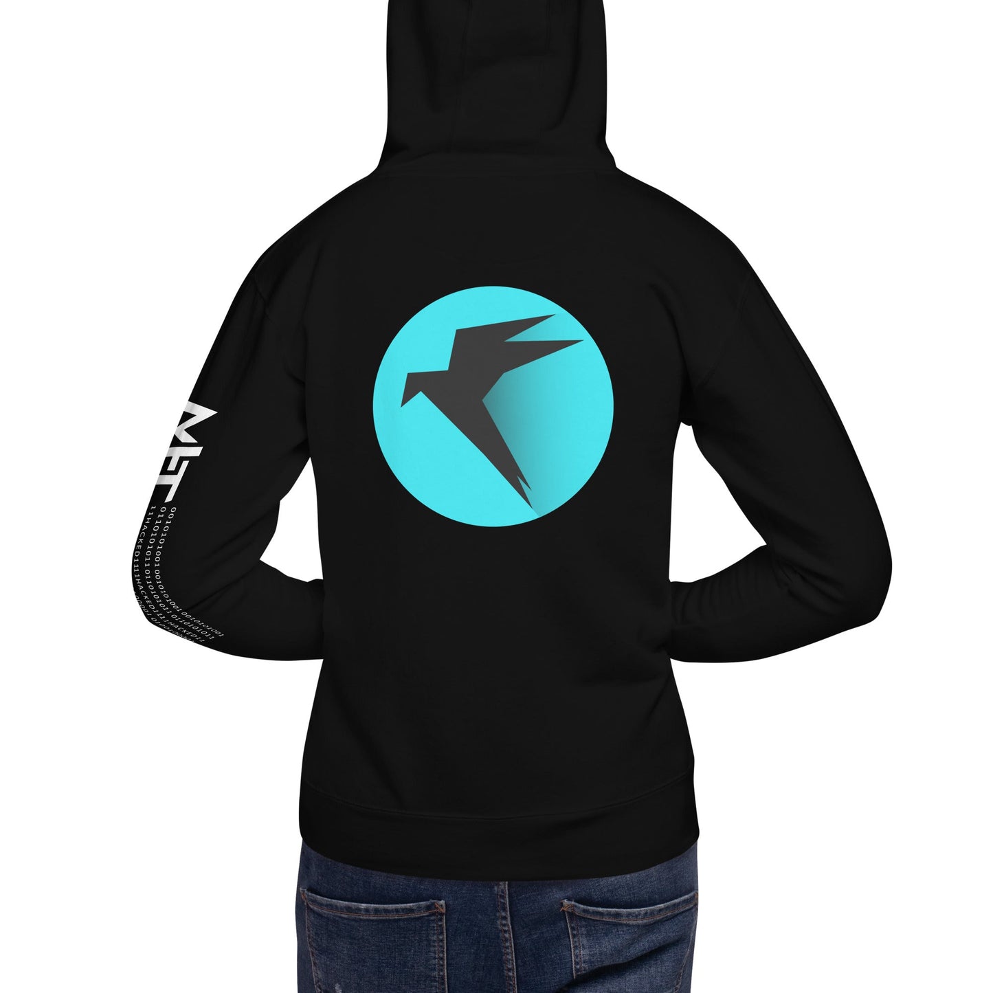 Parrot OS - The operating system for Hackers - Unisex Hoodie (back print) by DarkByteGear