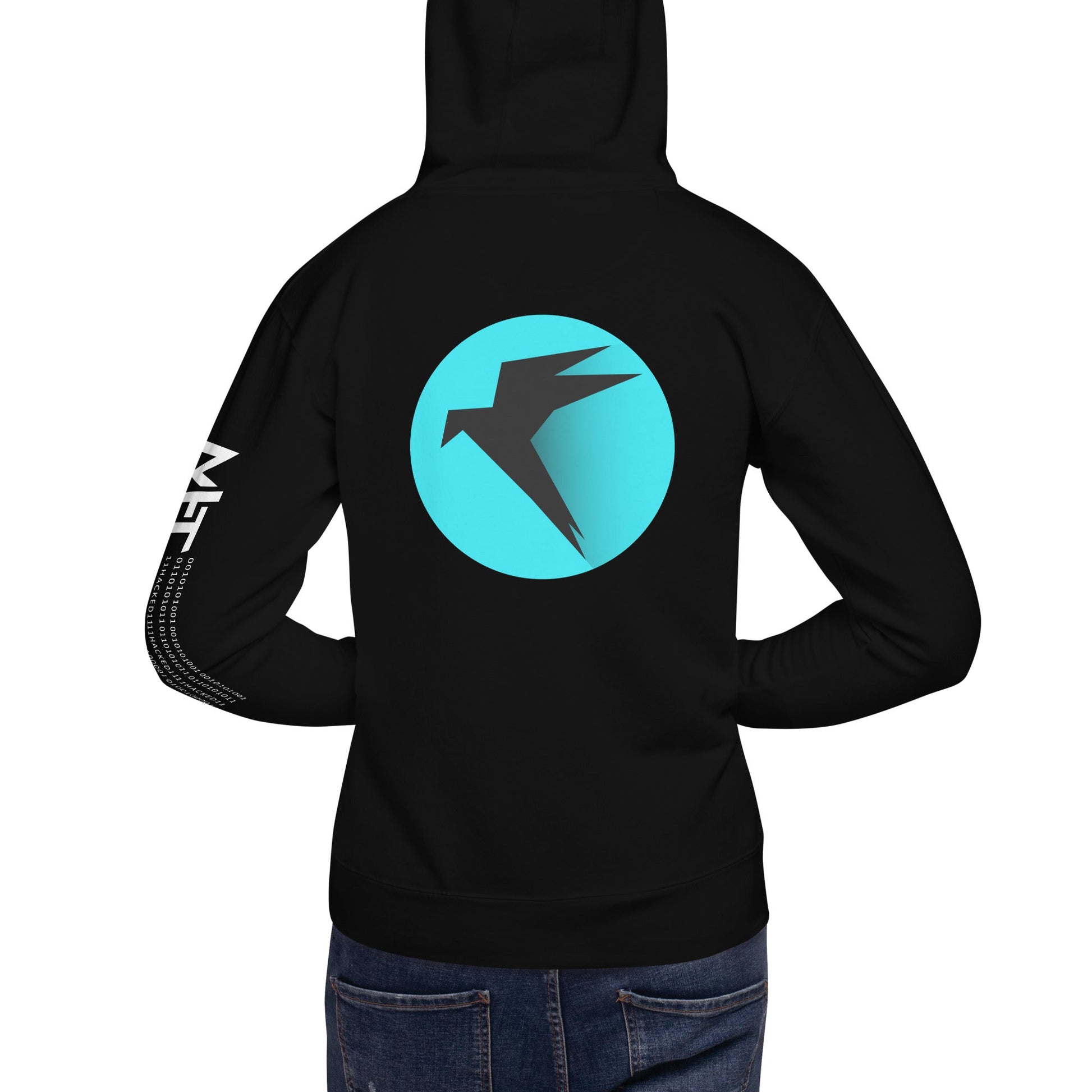 Parrot OS - The operating system for Hackers - Unisex Hoodie (back print) by DarkByteGear