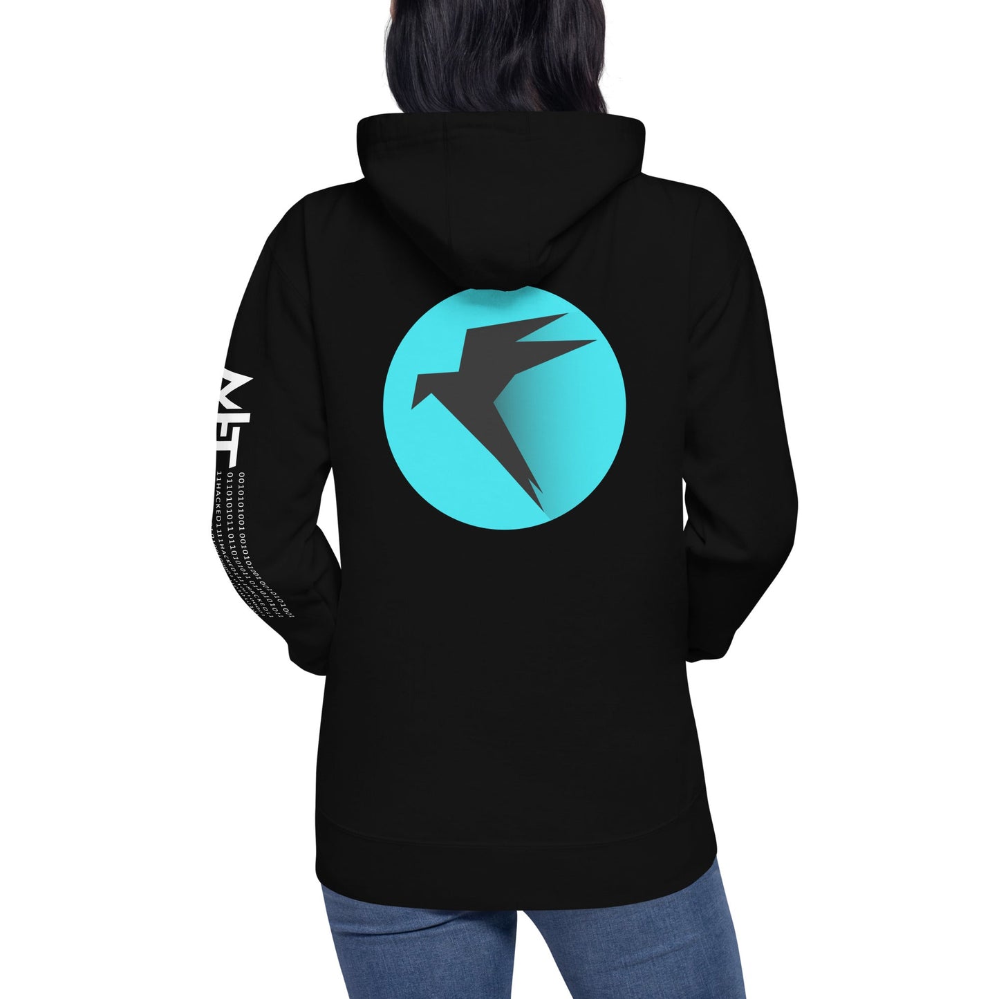 Parrot OS - The operating system for Hackers - Unisex Hoodie (back print) by DarkByteGear